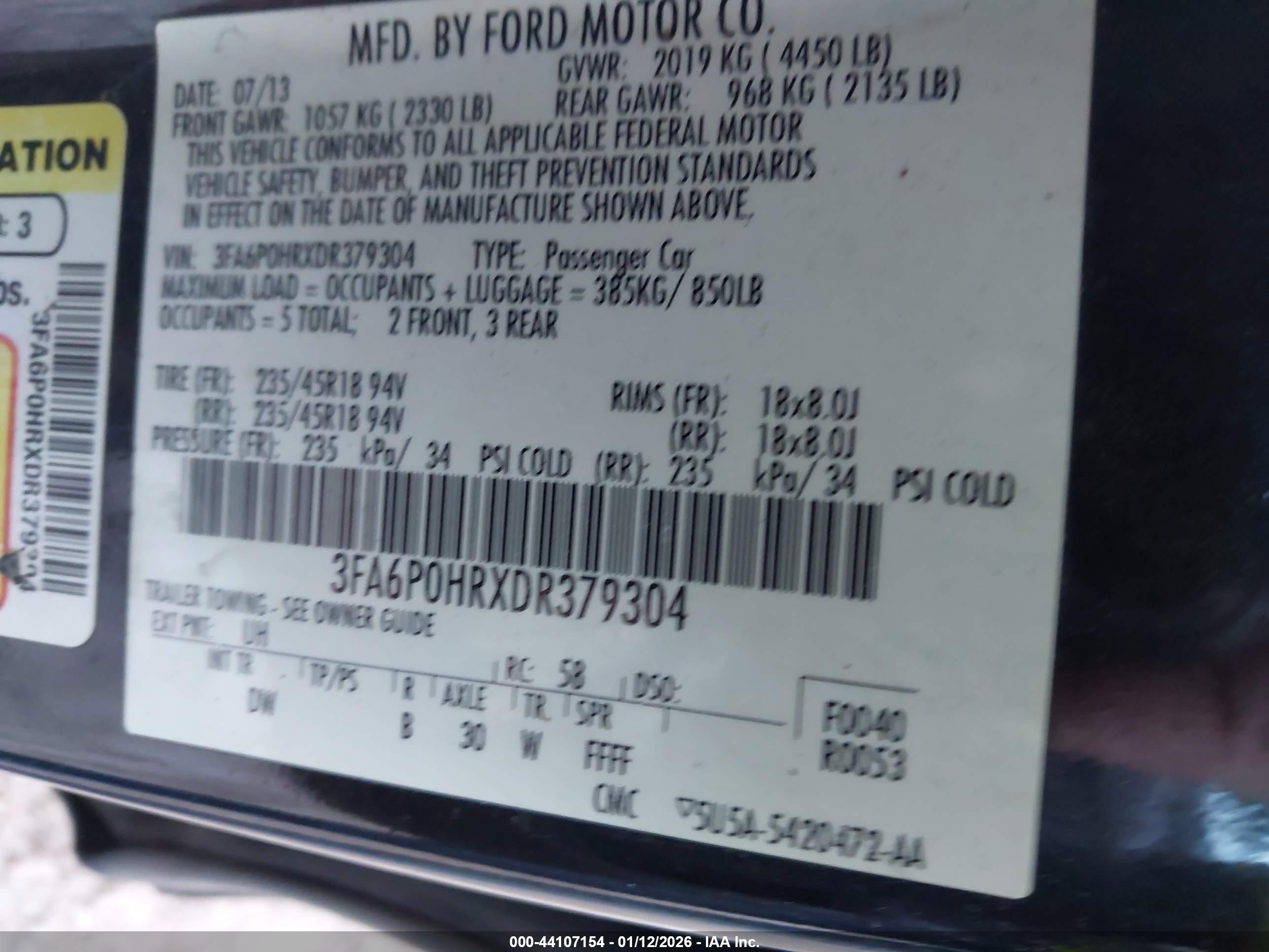FORD FUSION image 9
