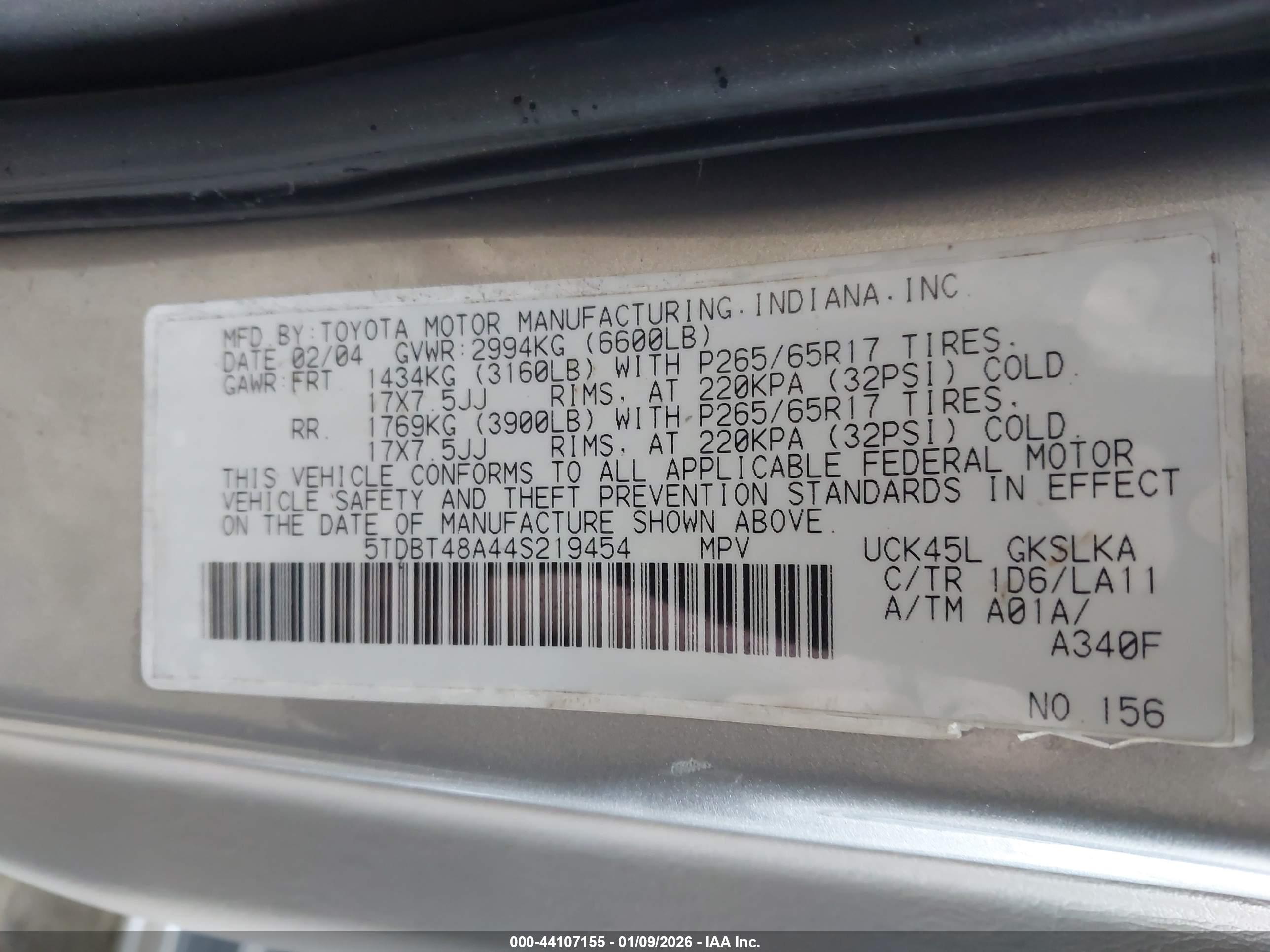 TOYOTA SEQUOIA image 9