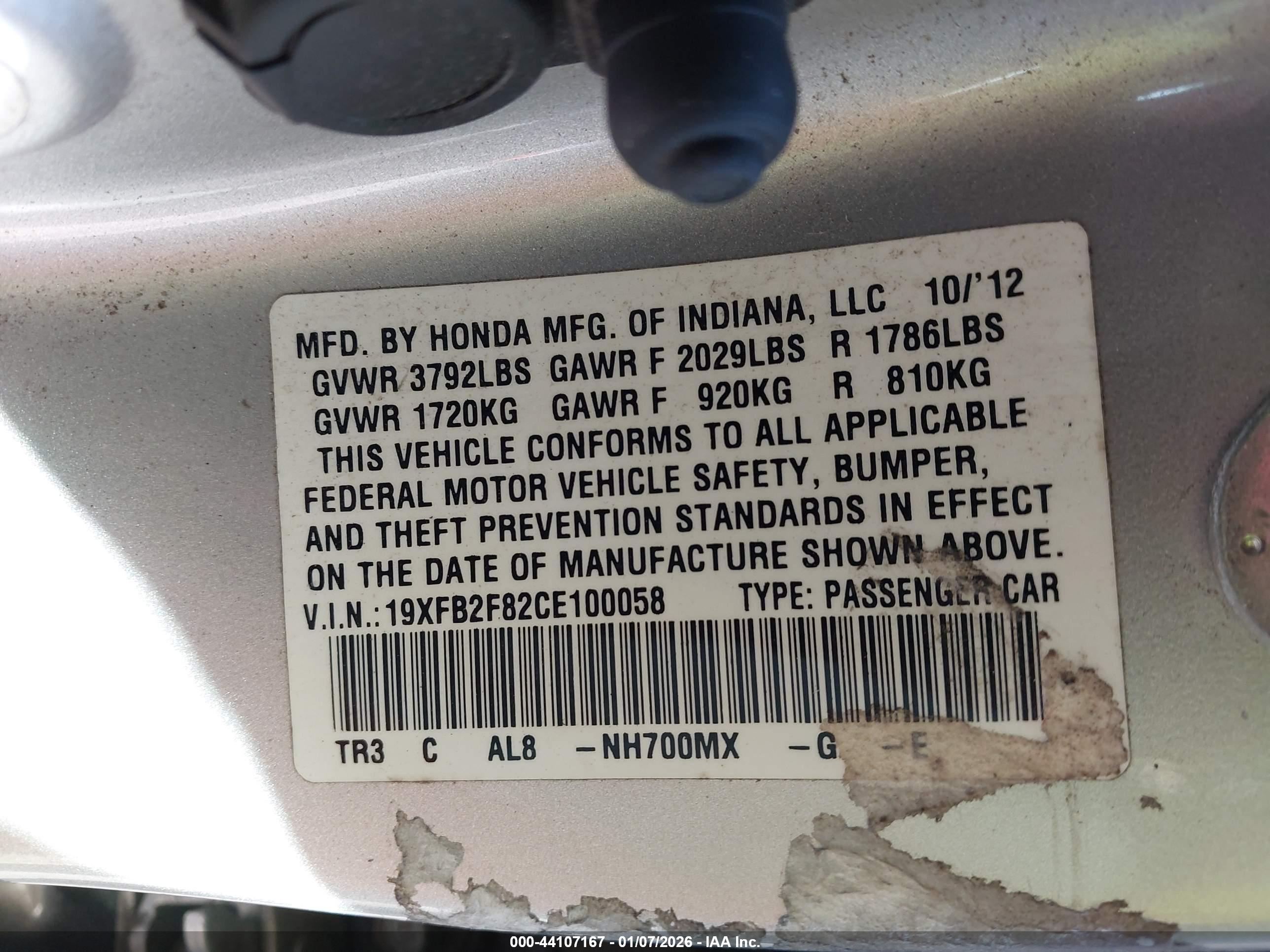 HONDA CIVIC image 9