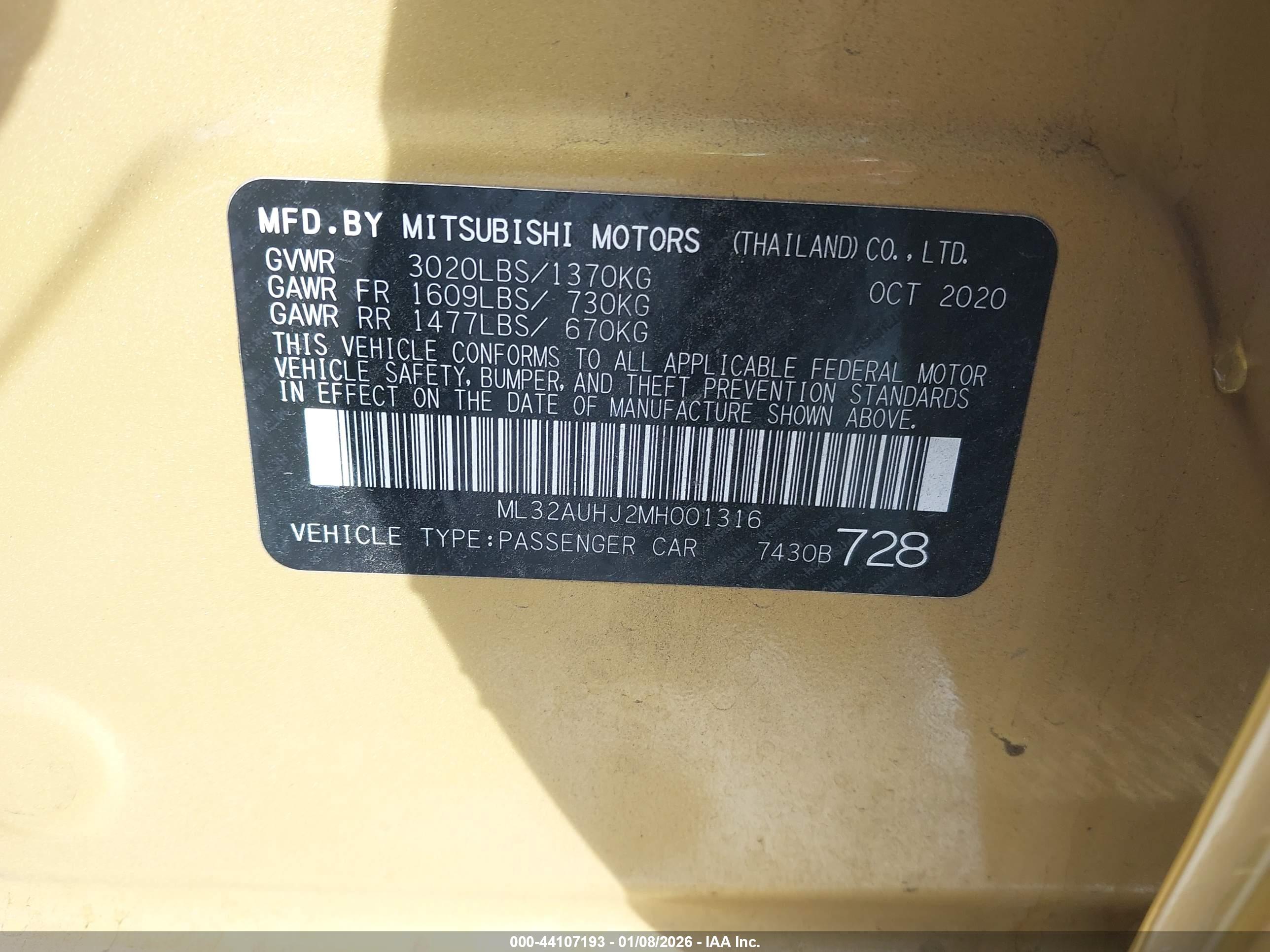 MITSUBISHI MIRAGE image 9
