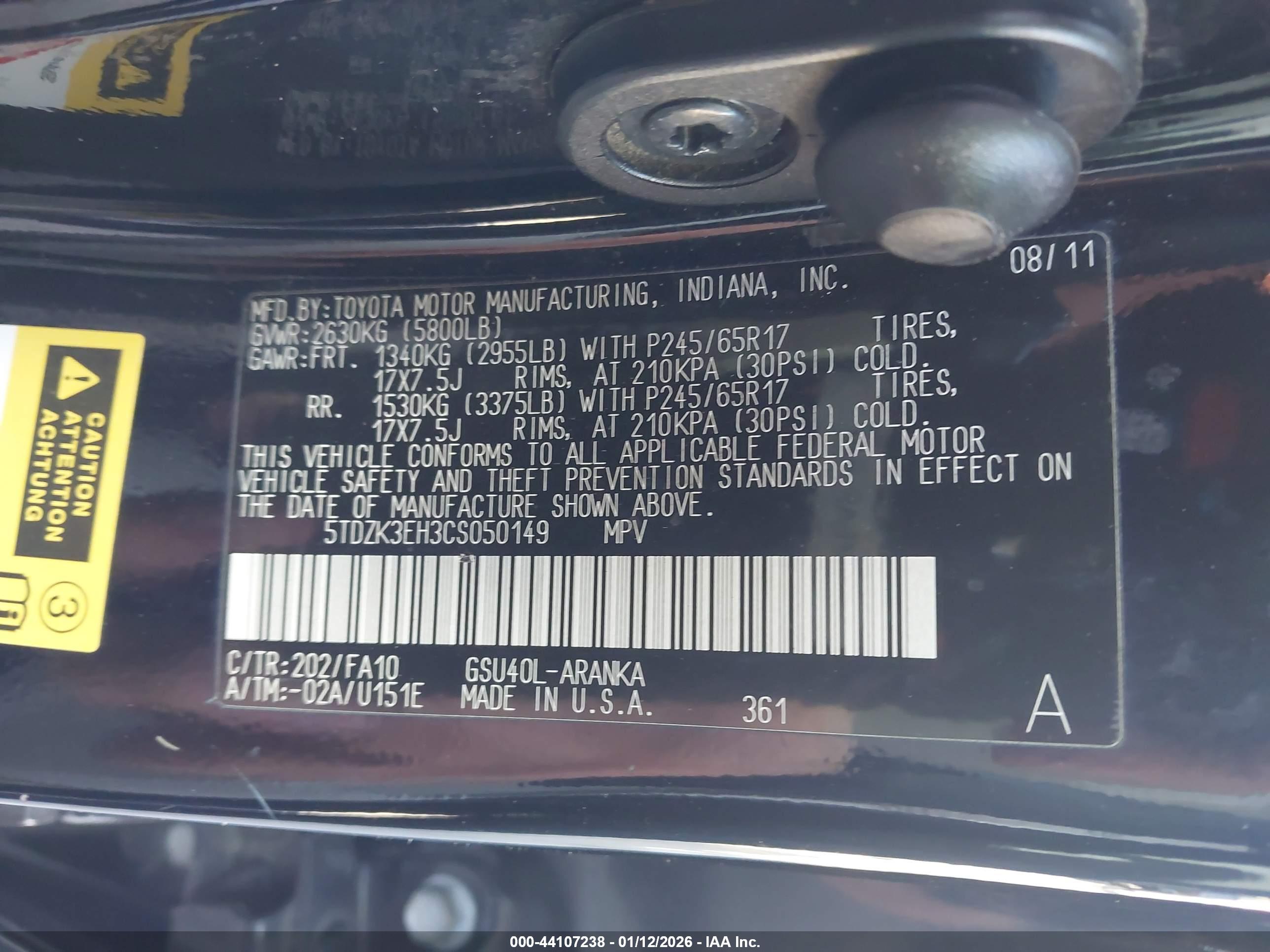 TOYOTA HIGHLANDER image 9