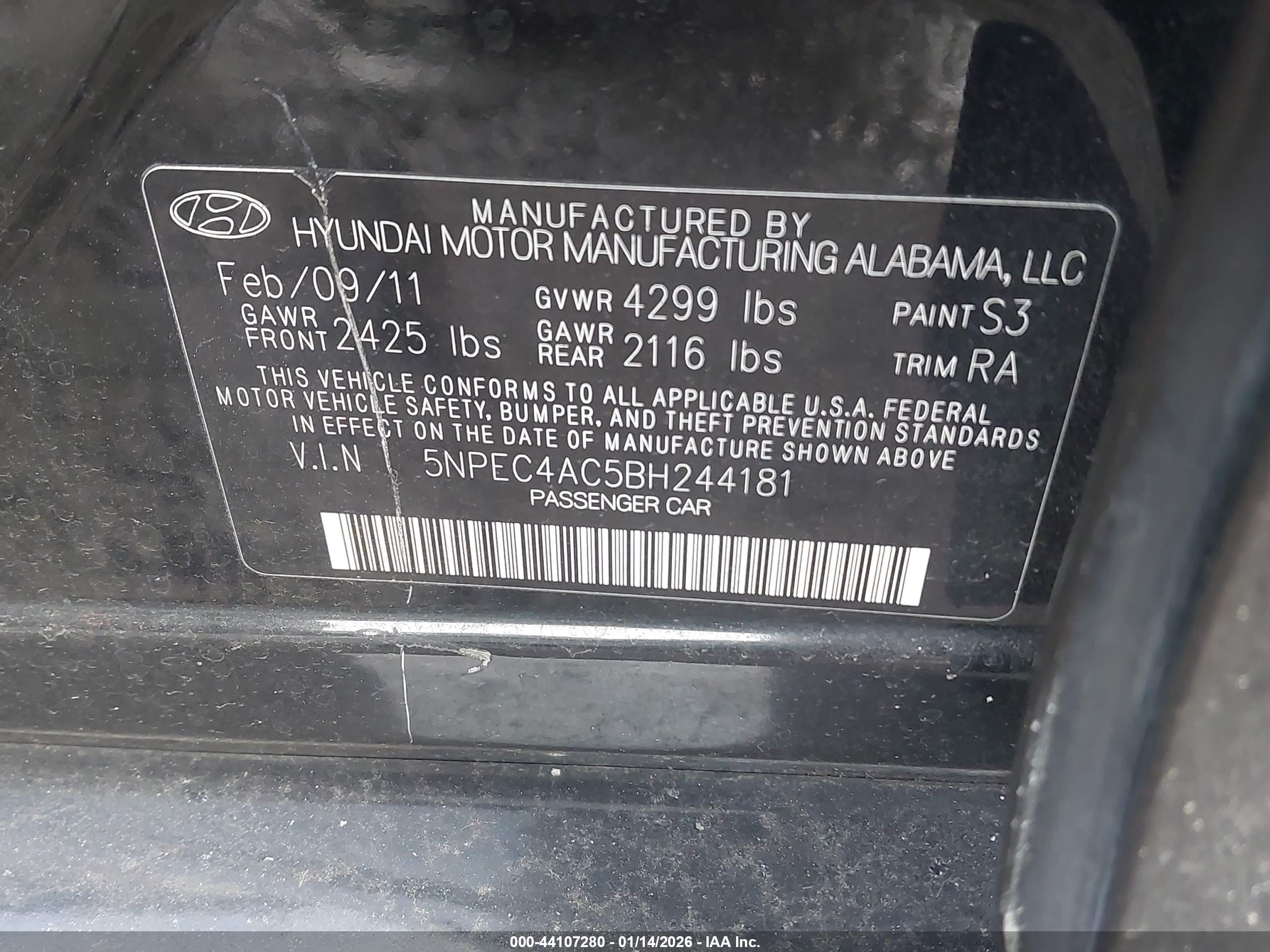 HYUNDAI SONATA image 9