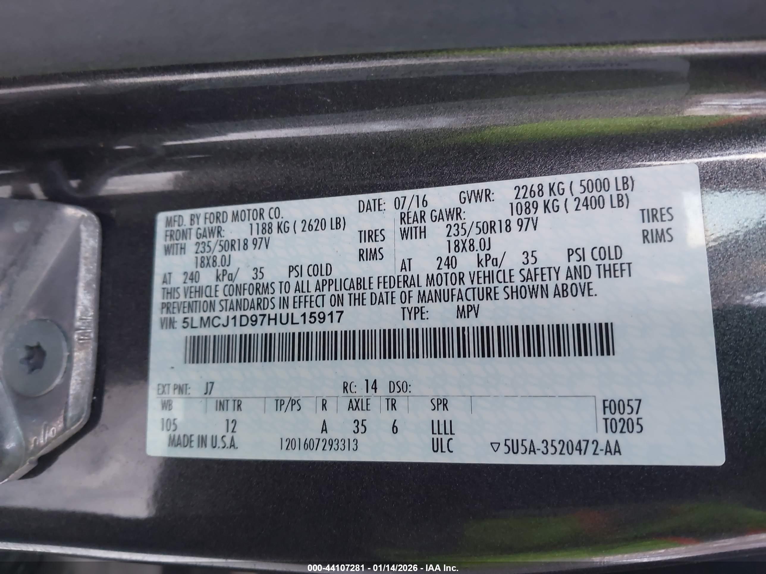 LINCOLN MKC image 9