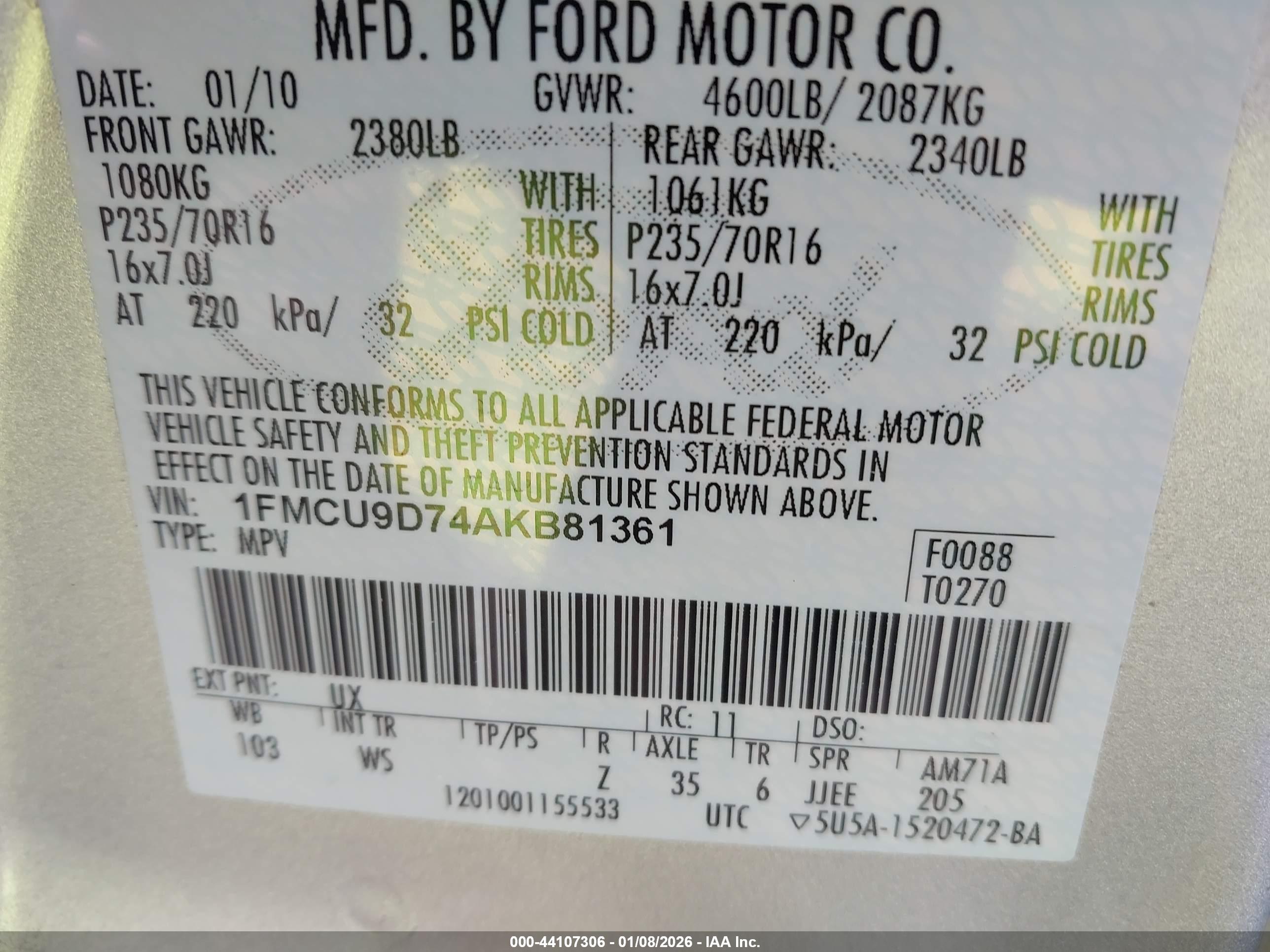 FORD ESCAPE image 9