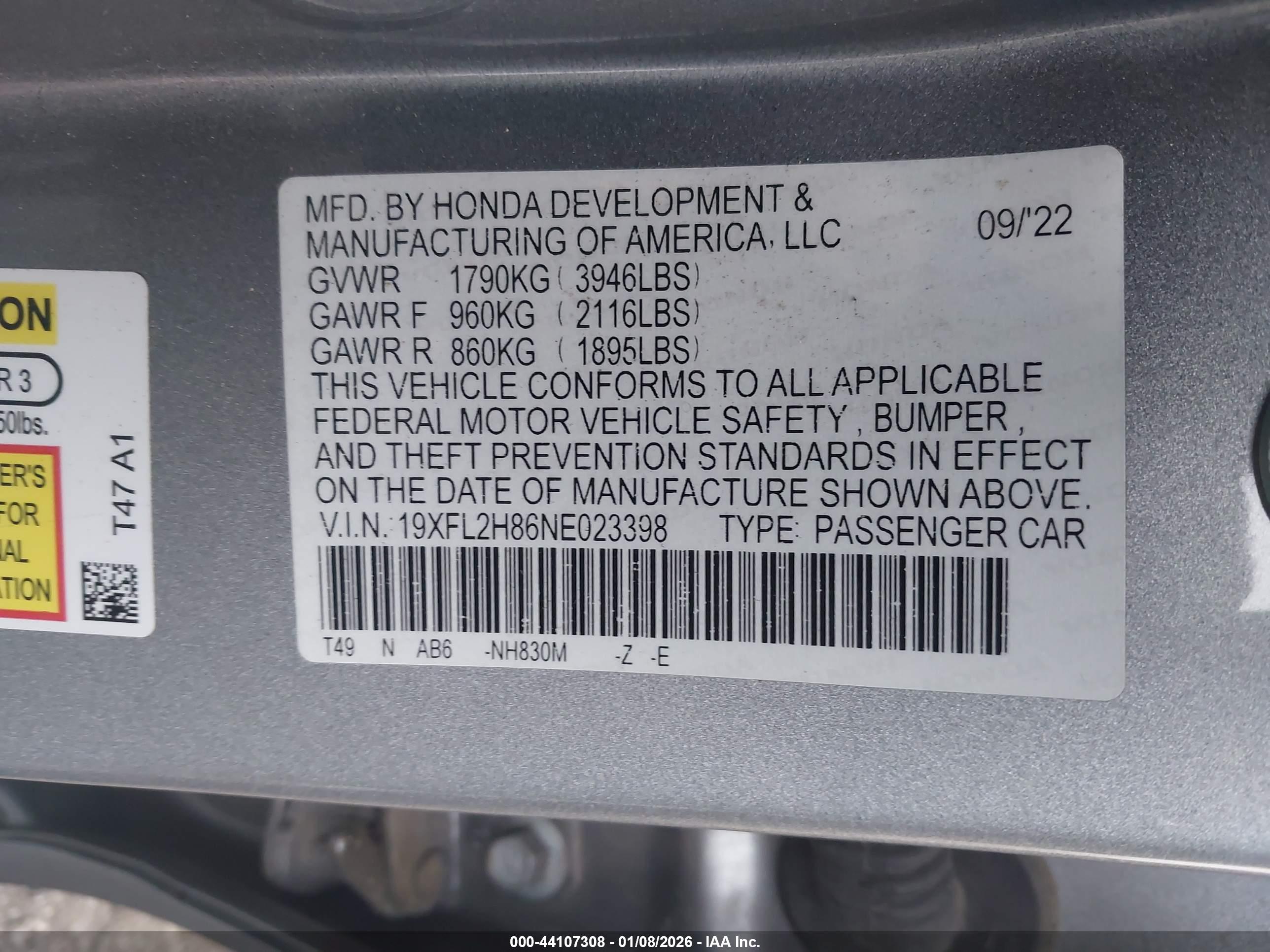 HONDA CIVIC image 9