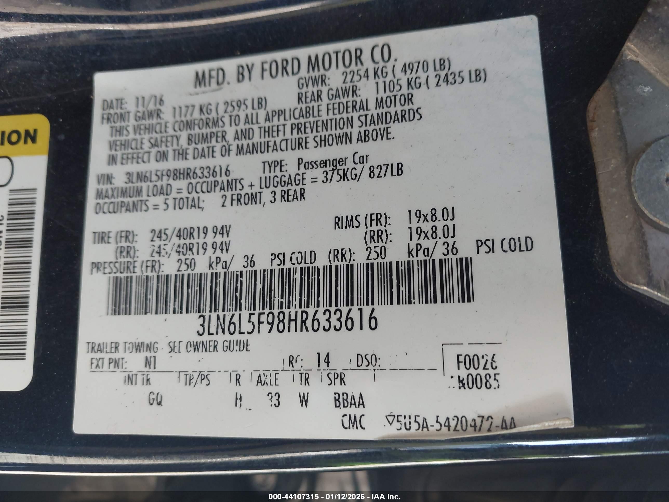 LINCOLN MKZ image 9