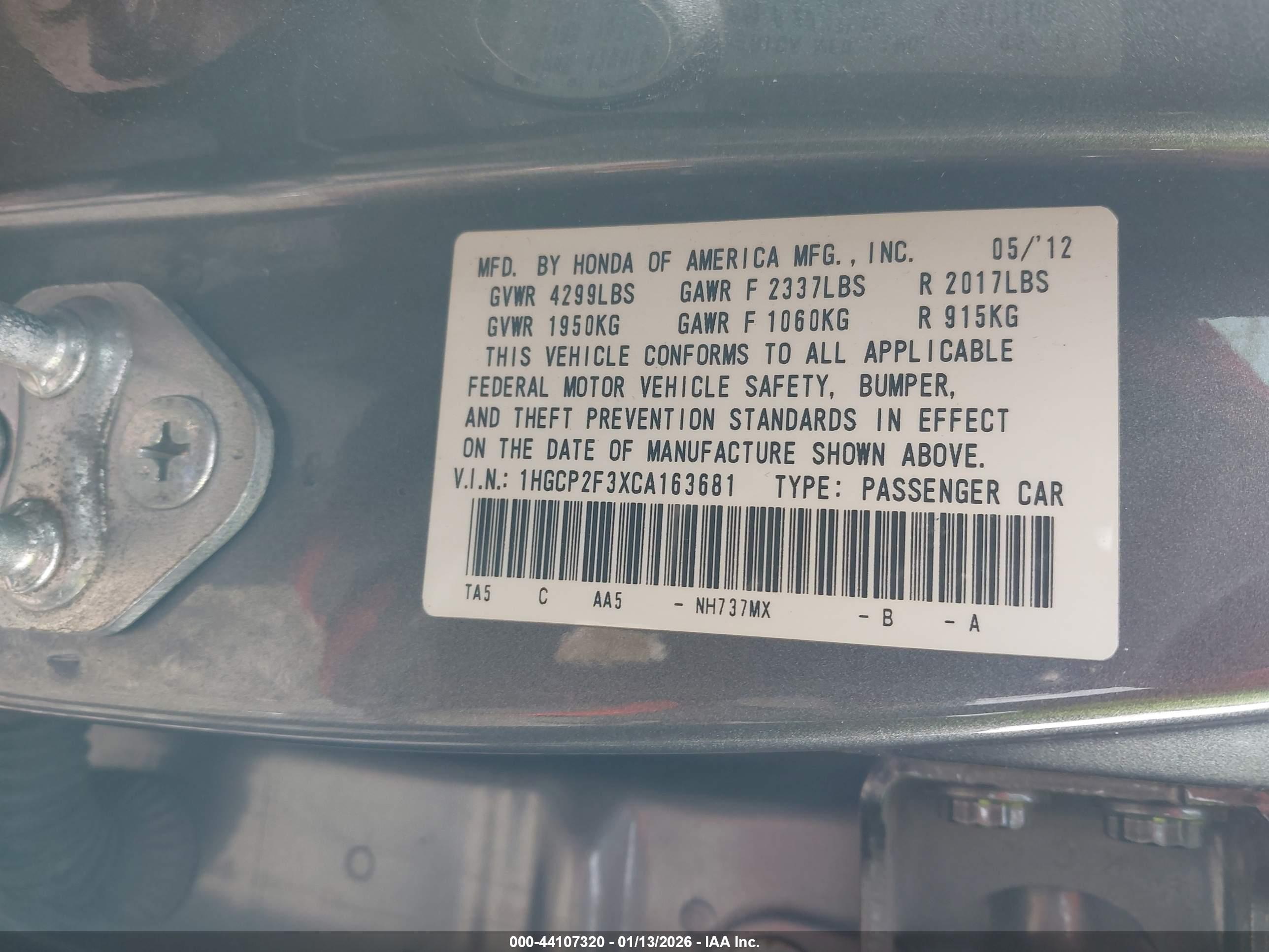 HONDA ACCORD image 9