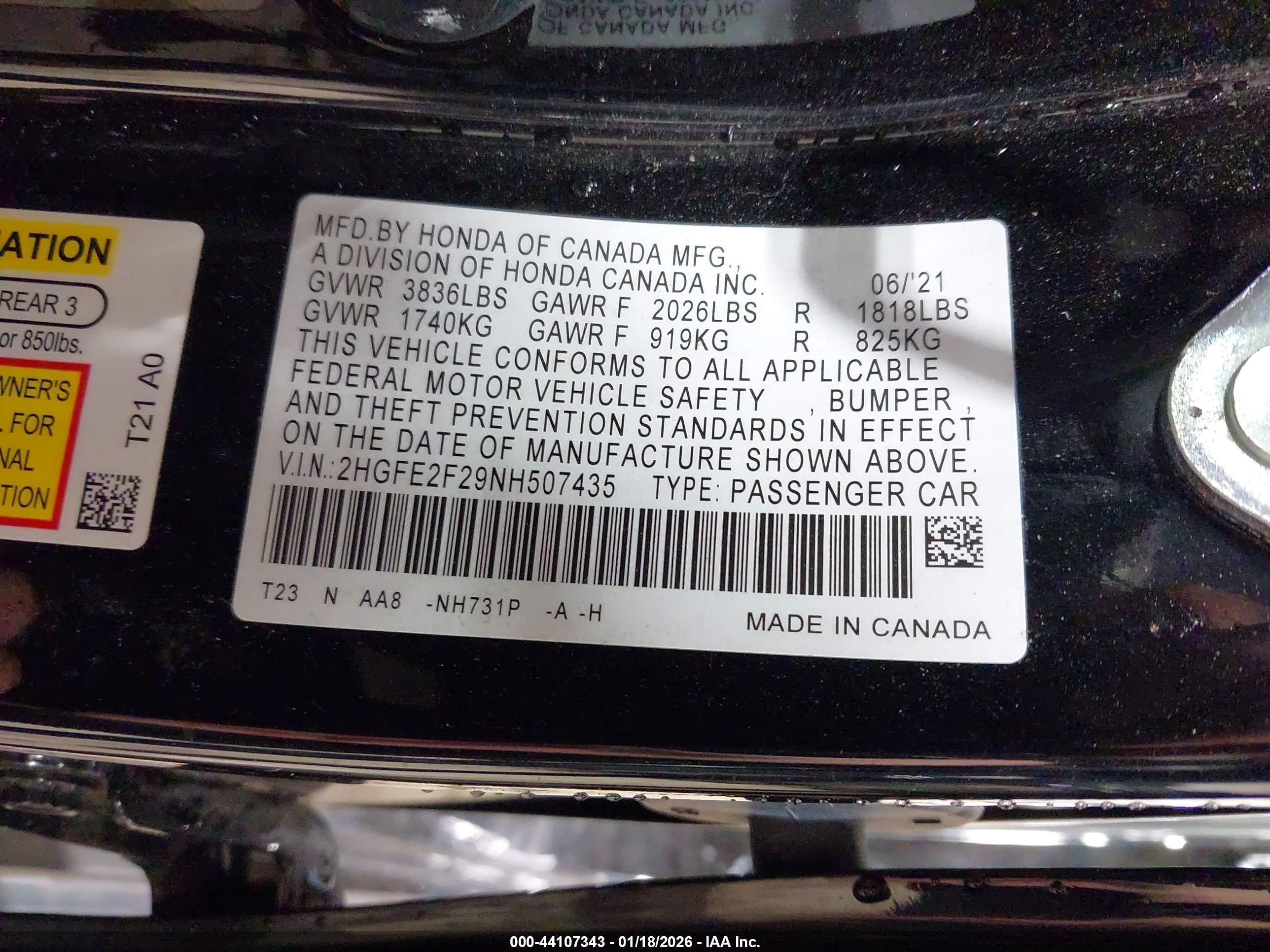 HONDA CIVIC image 9