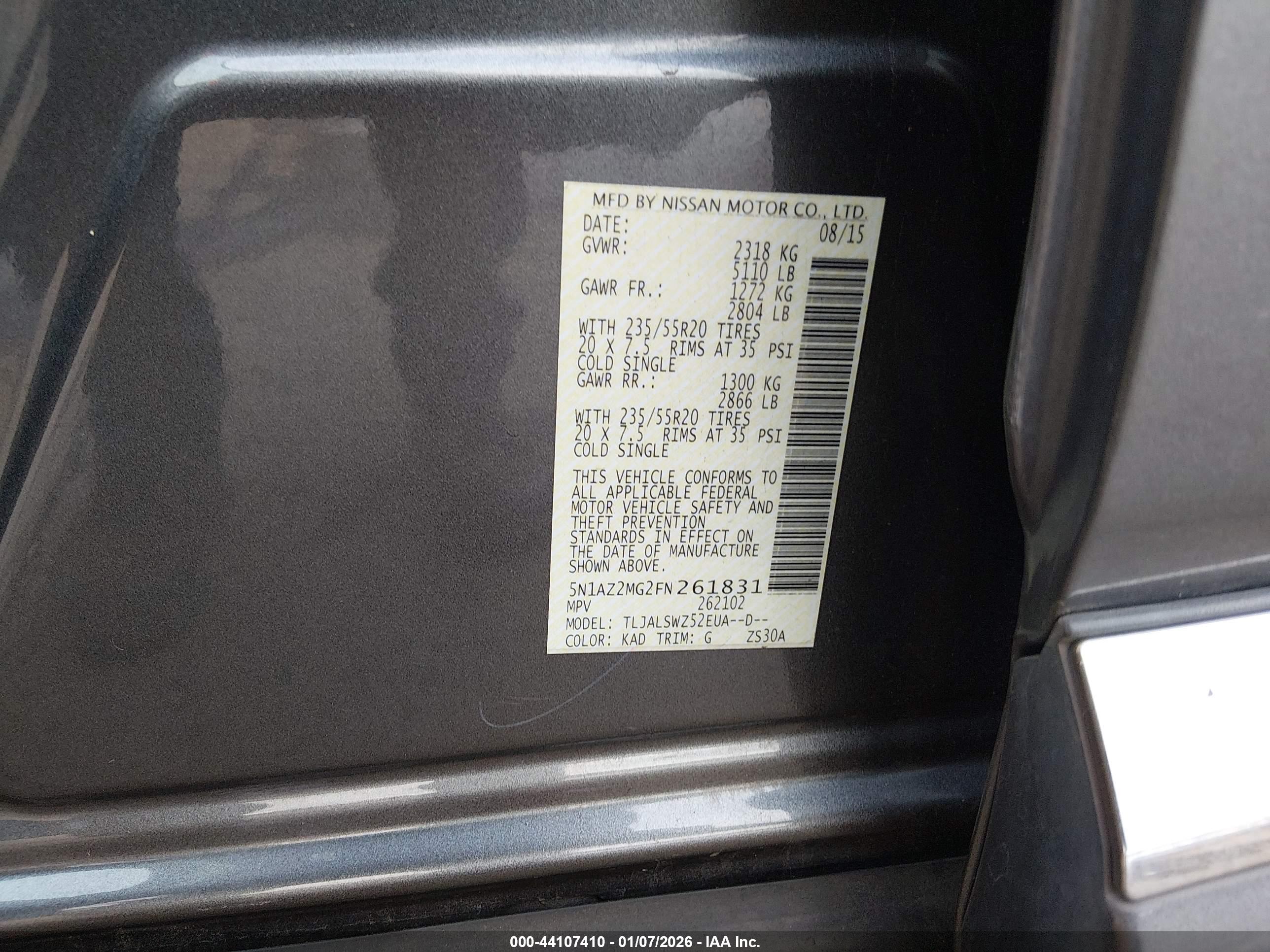 NISSAN MURANO image 9