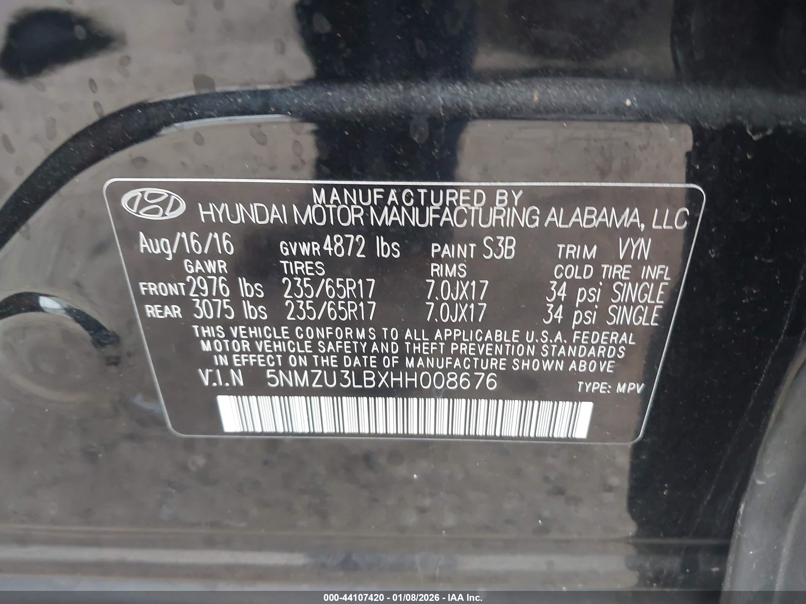 HYUNDAI SANTA image 9