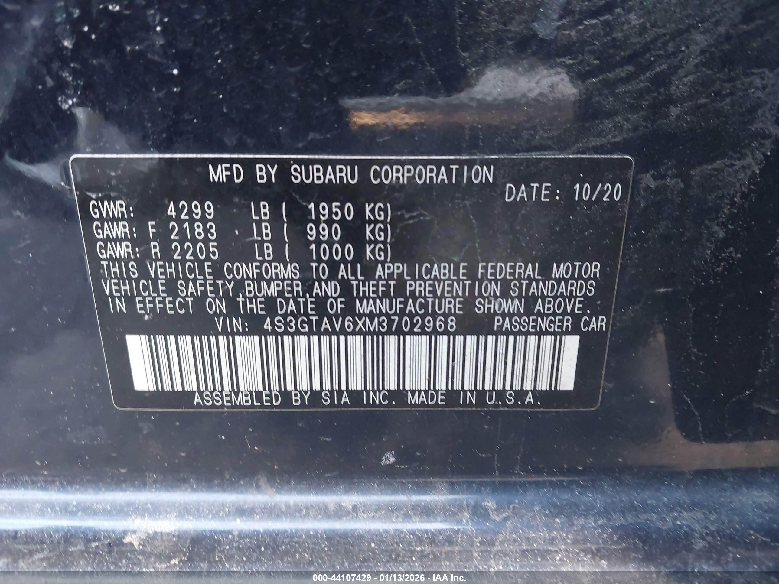 SUBARU IMPREZA image 9