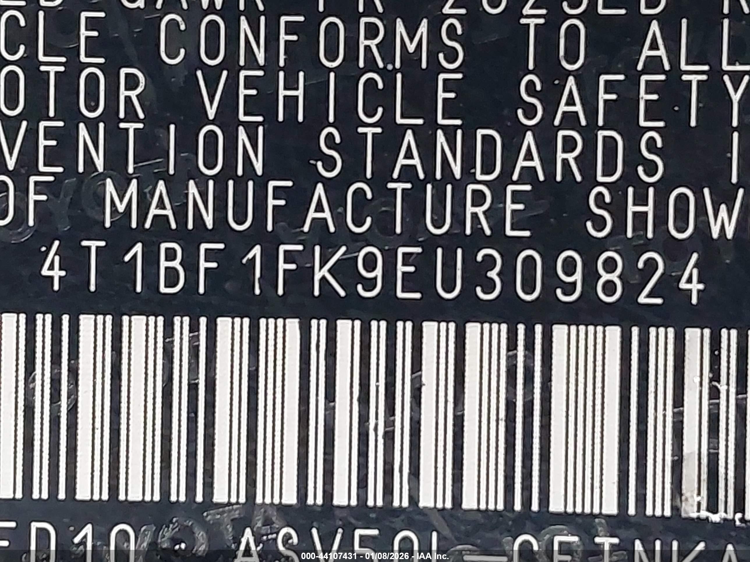 TOYOTA CAMRY image 9