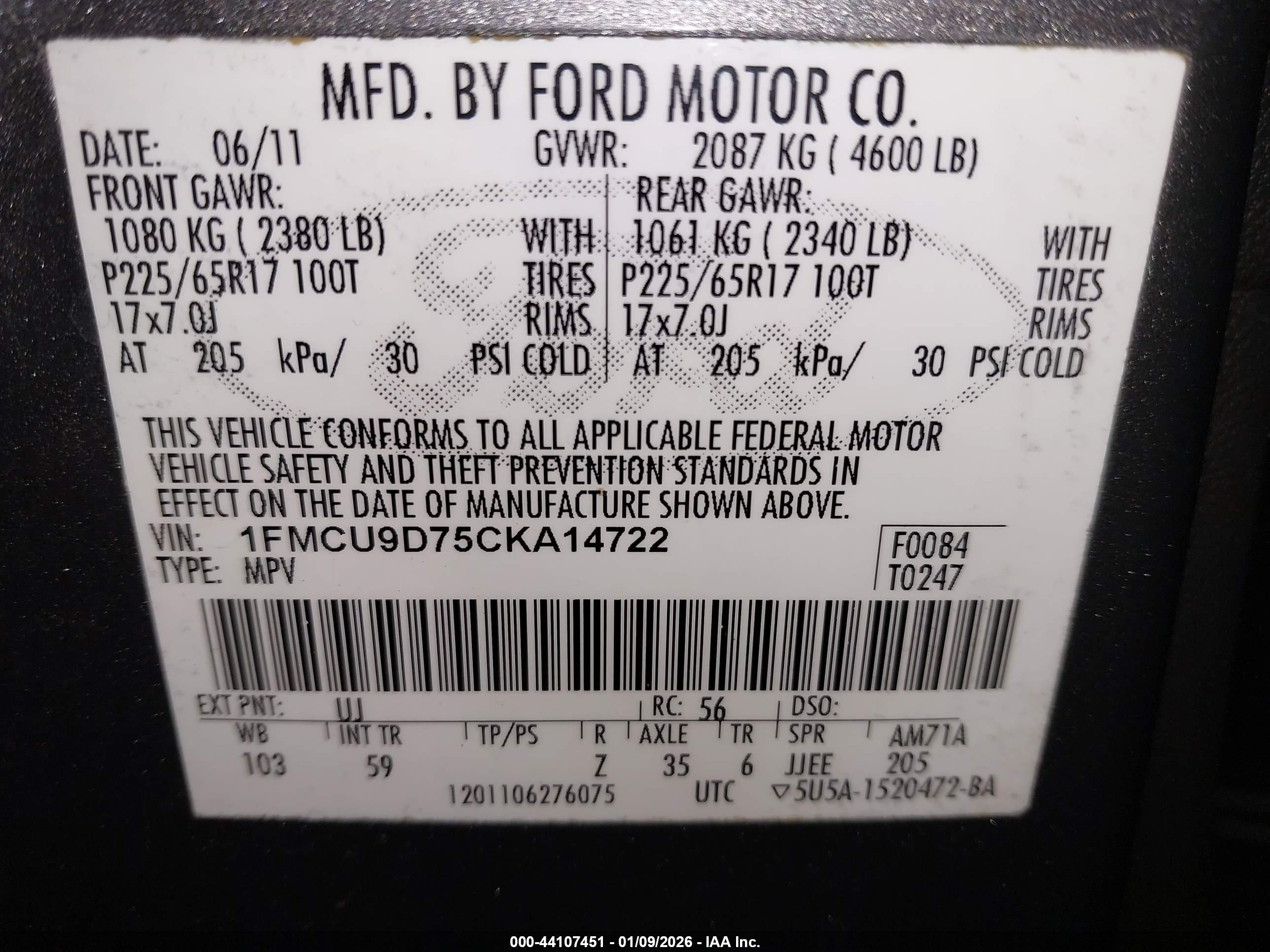 FORD ESCAPE image 9