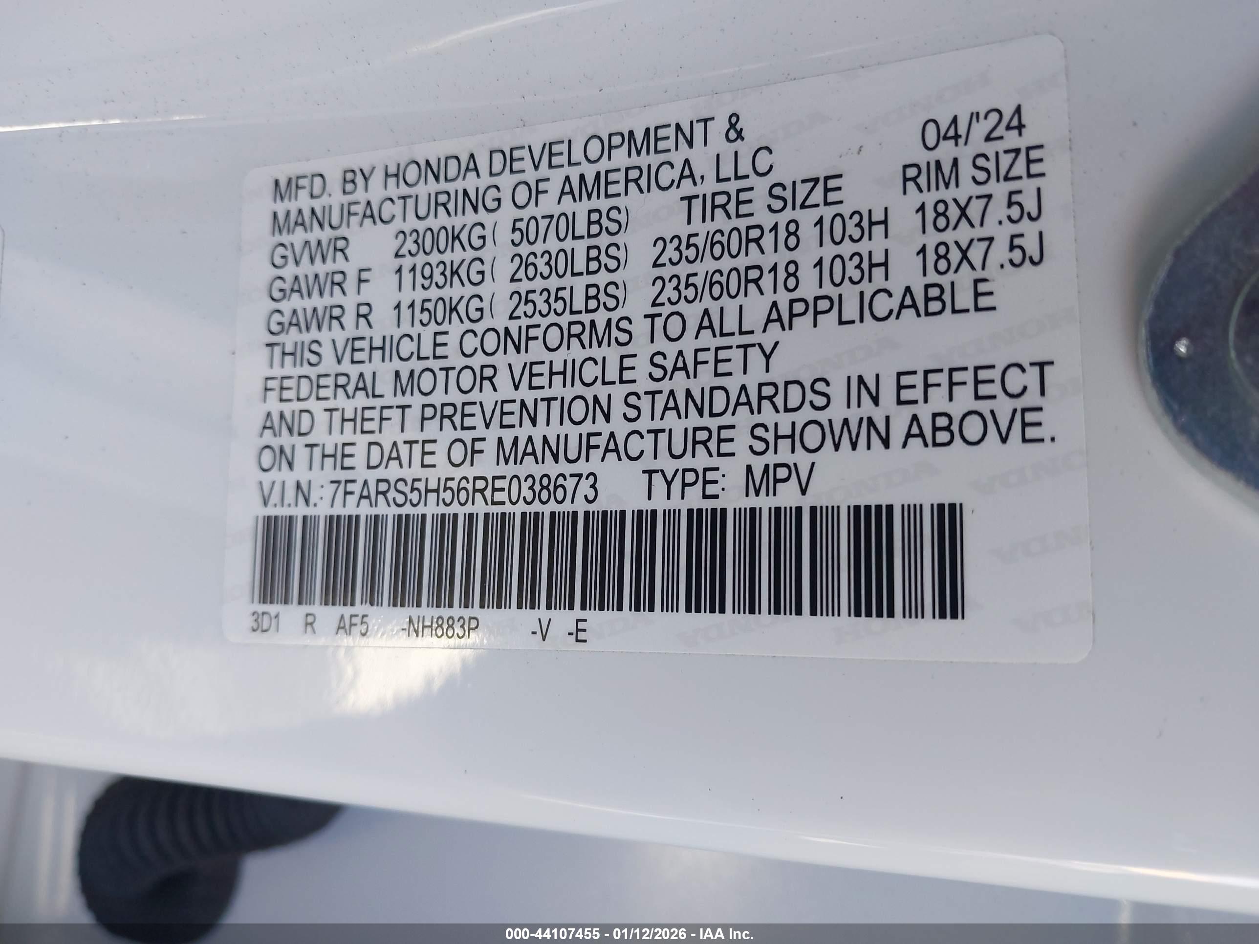 HONDA CR-V image 9