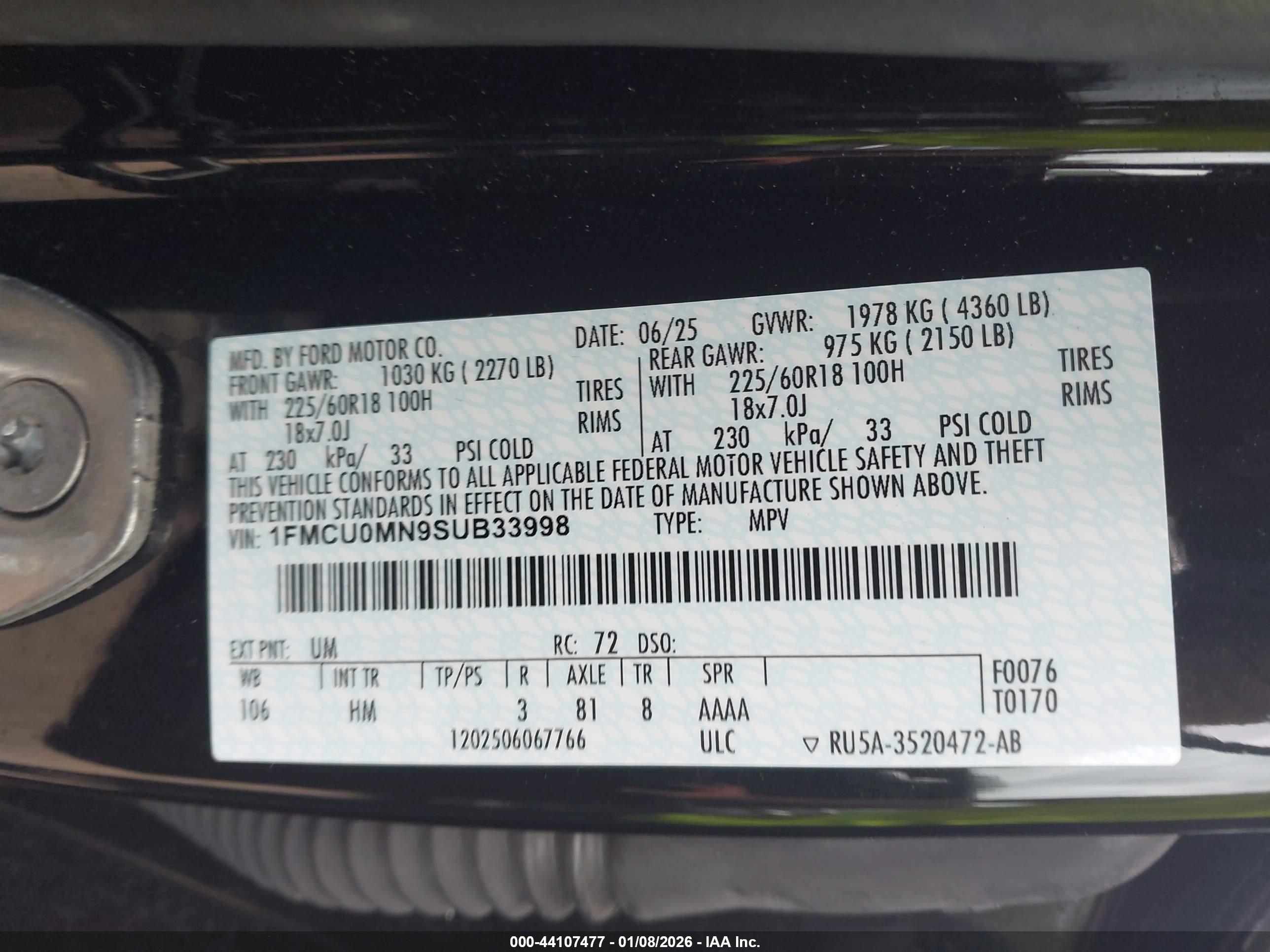 FORD ESCAPE image 9