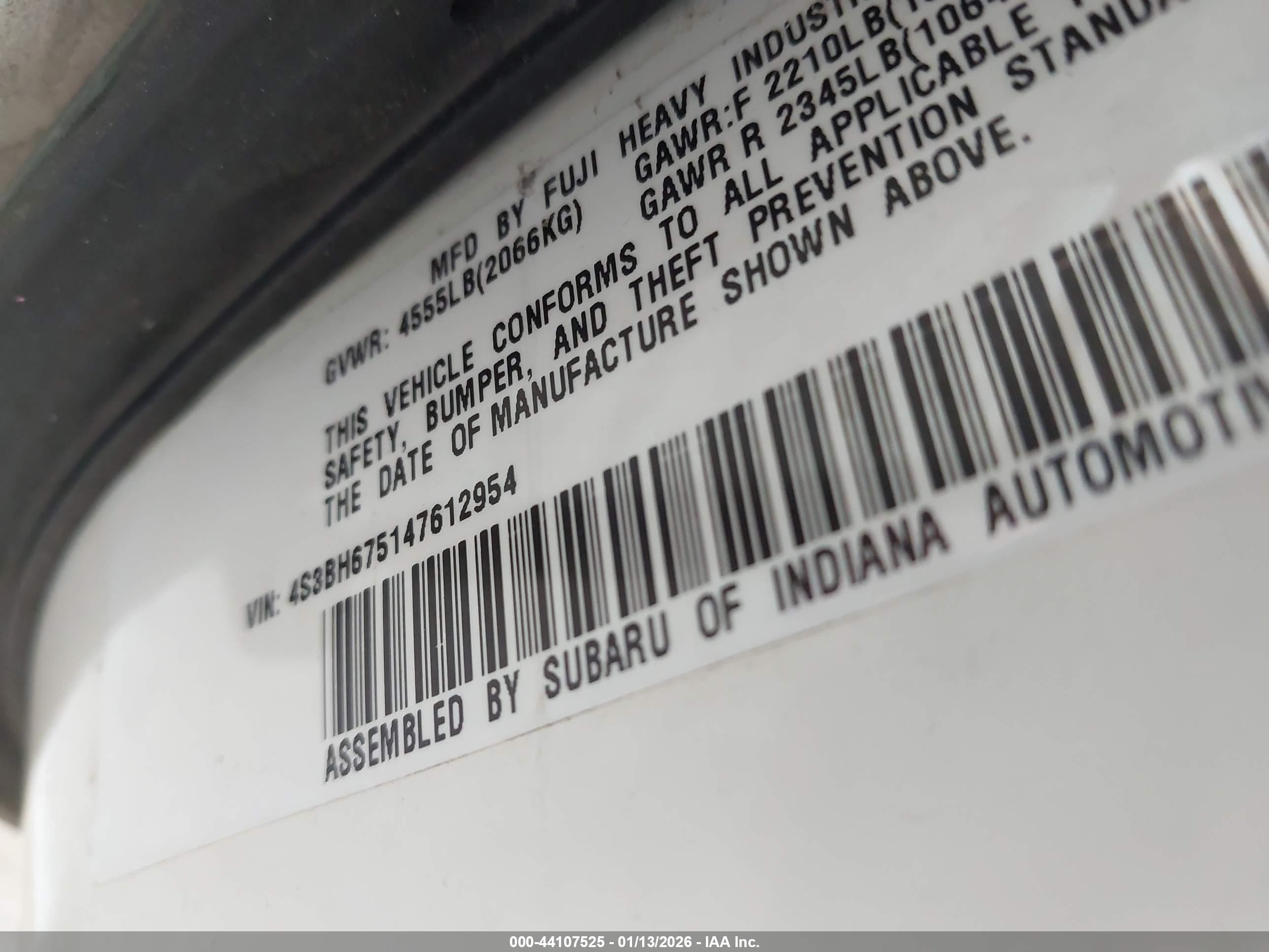 SUBARU OUTBACK image 9