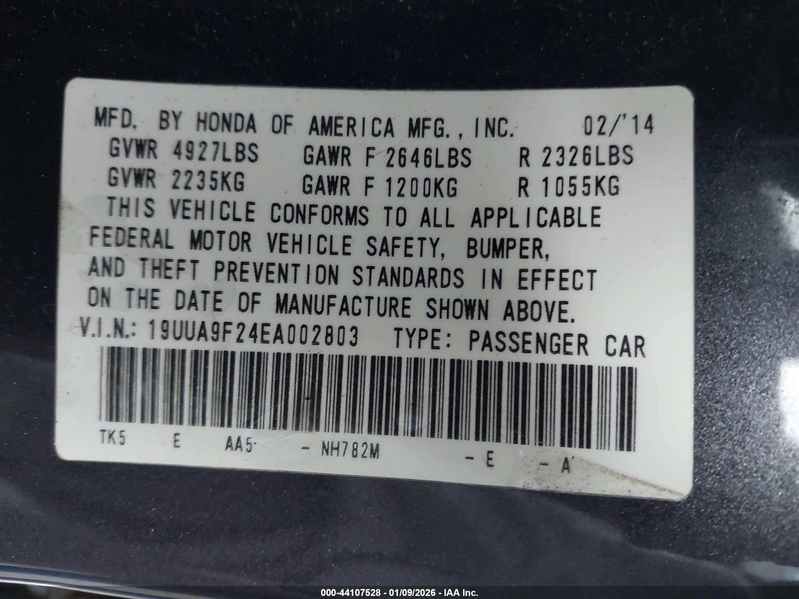 ACURA TL image 9