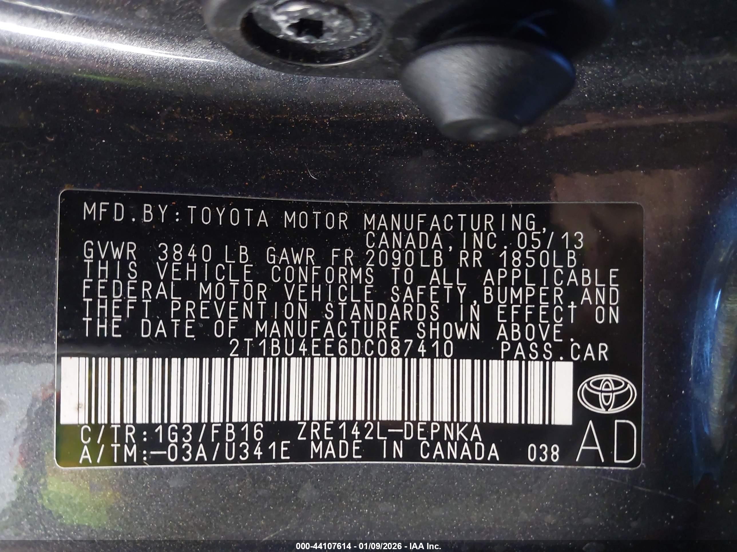 TOYOTA COROLLA image 9