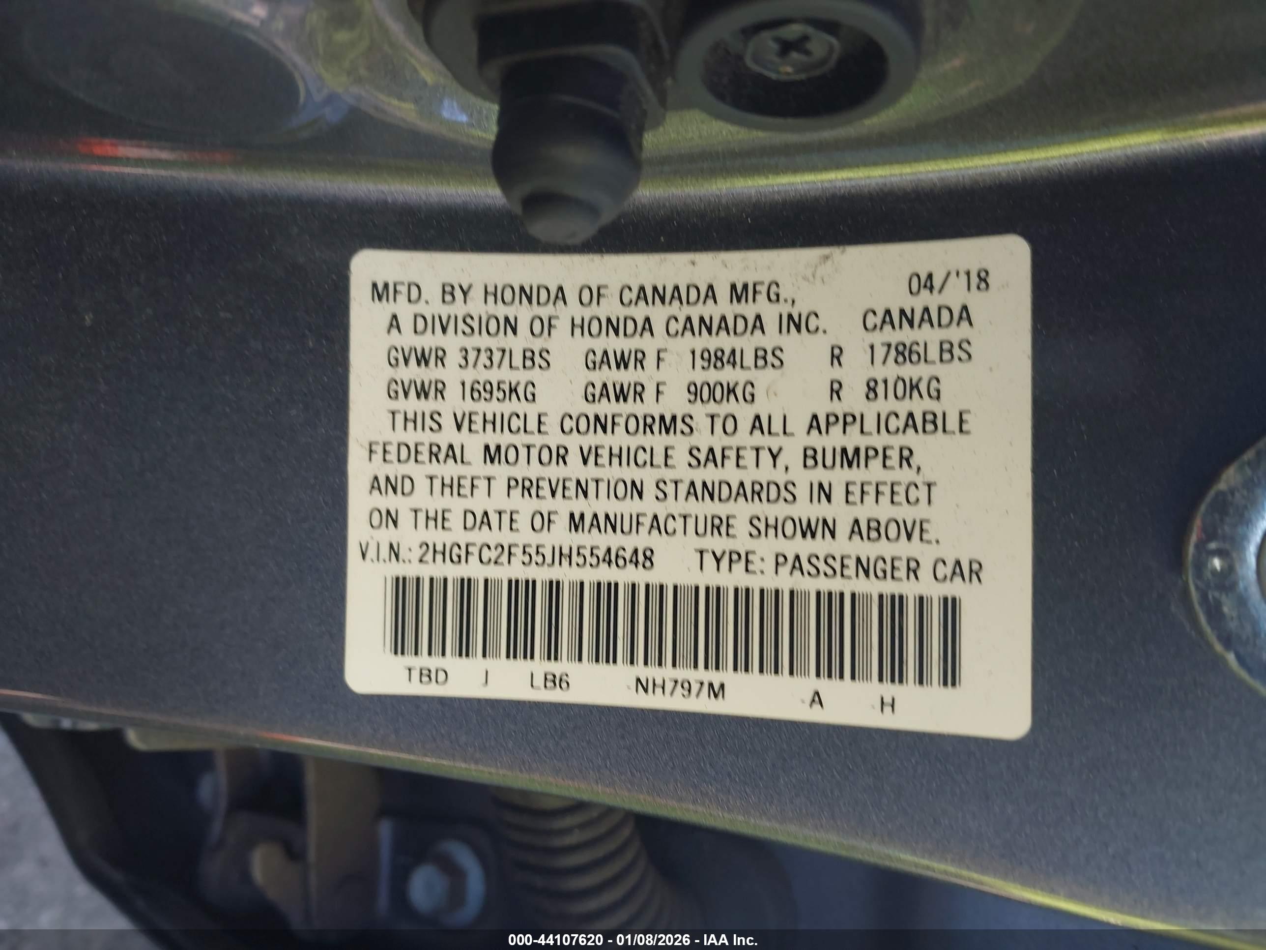 HONDA CIVIC image 9