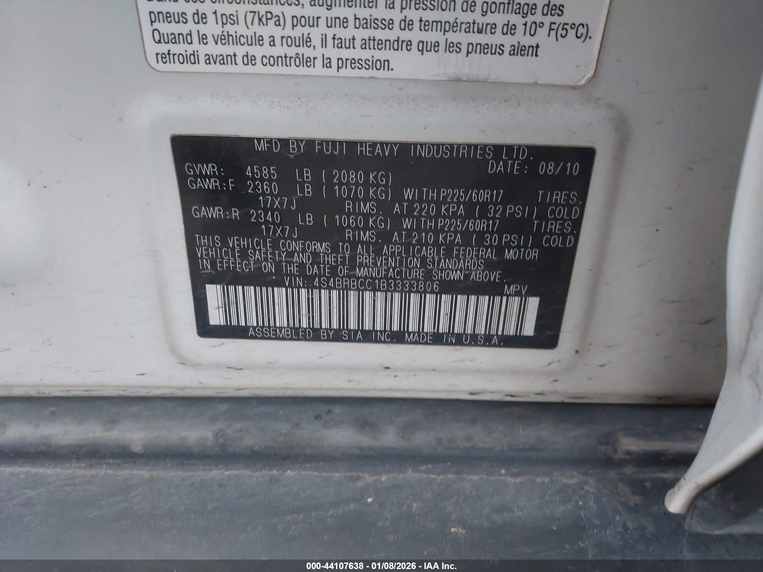 SUBARU OUTBACK image 9
