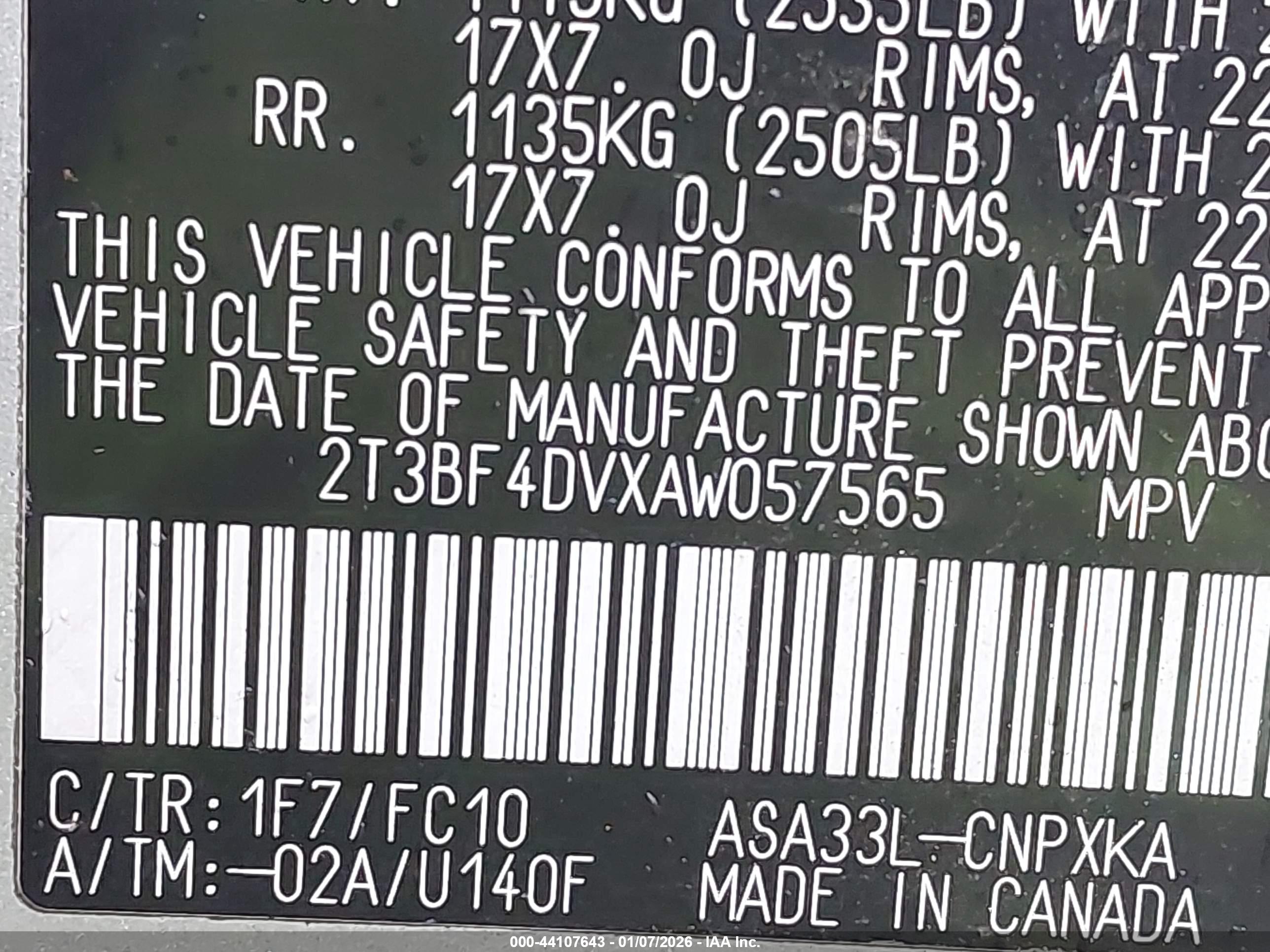 TOYOTA RAV4 image 9