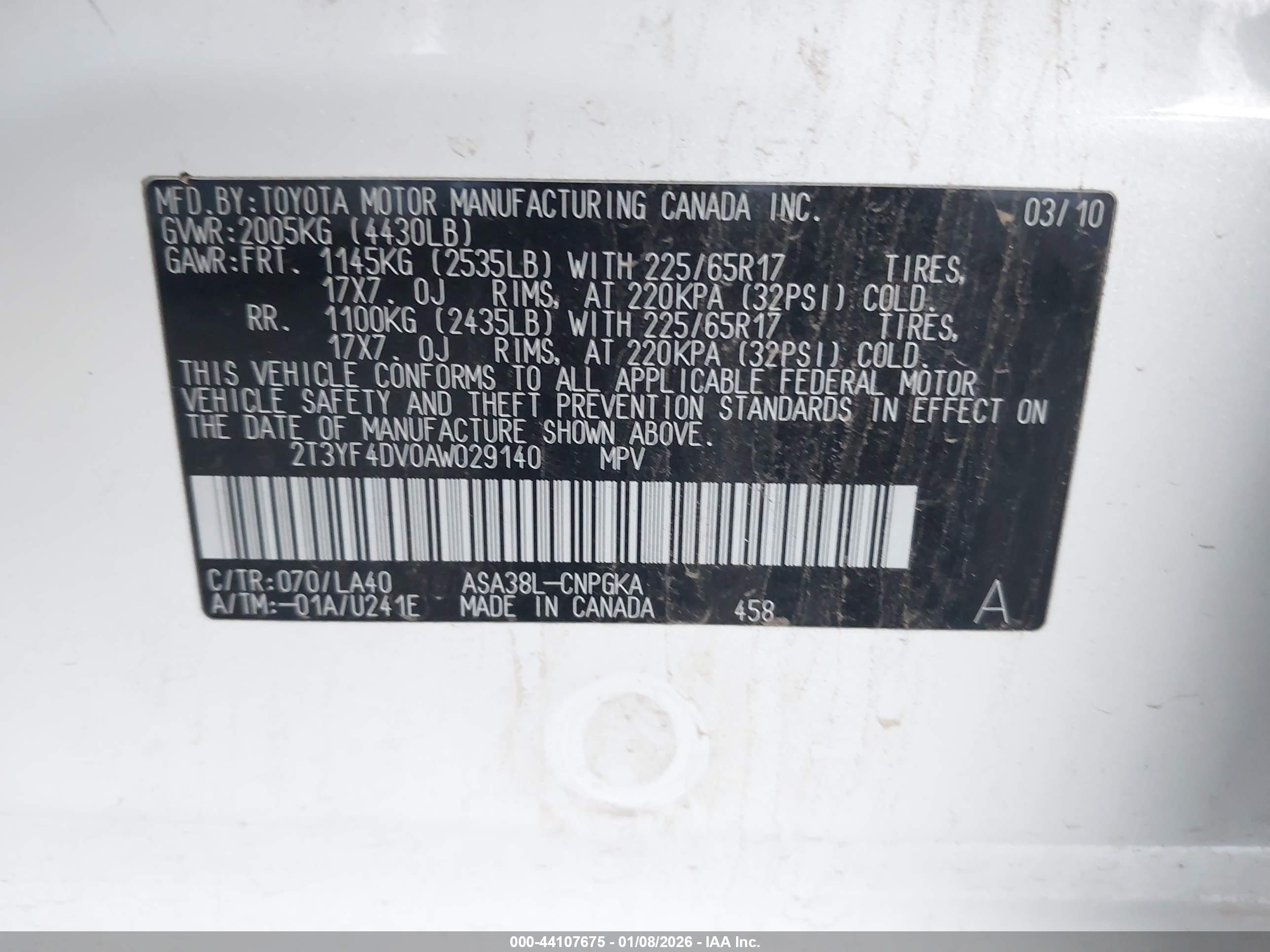 TOYOTA RAV4 image 9