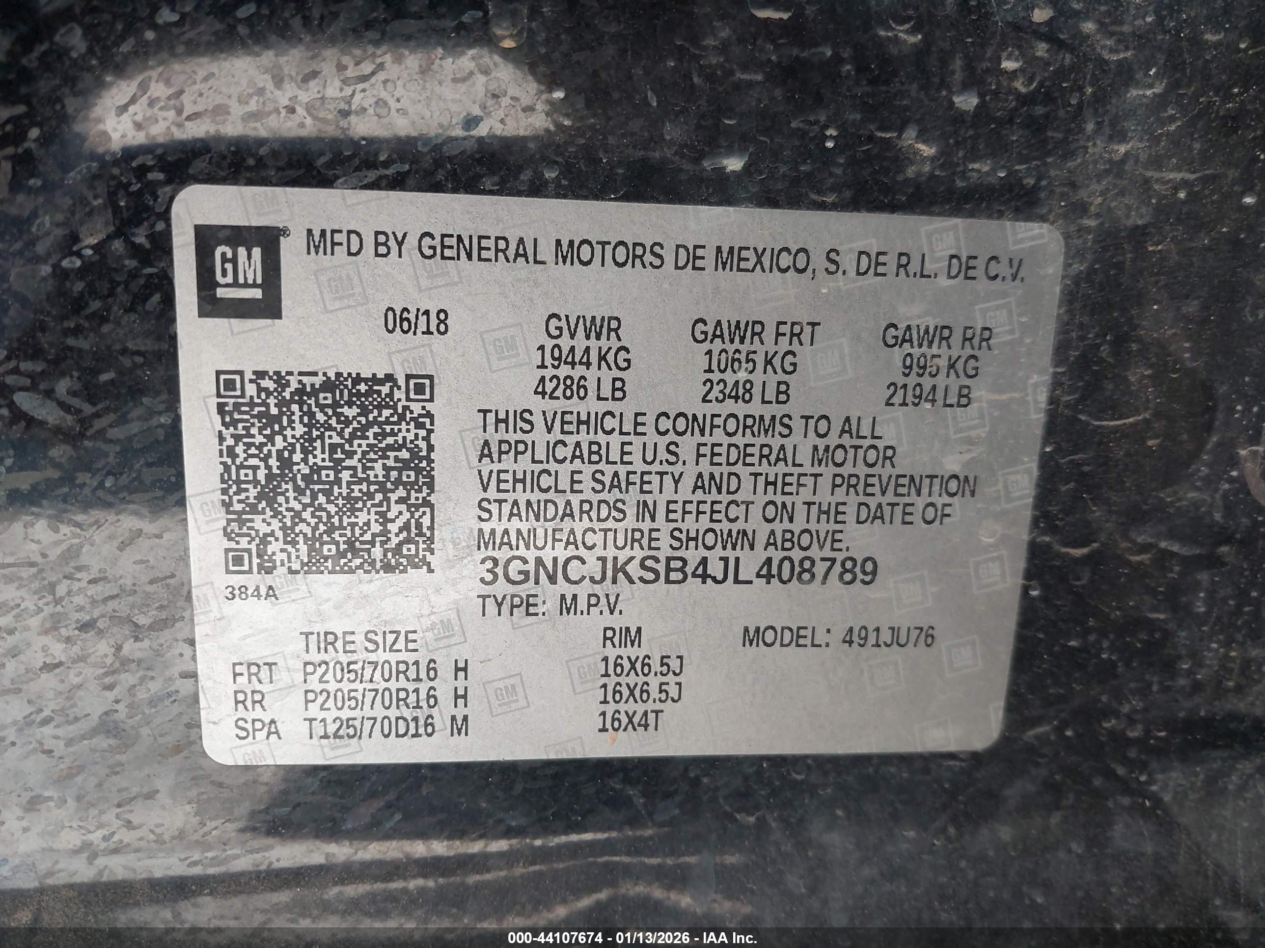 CHEVROLET TRAX image 9