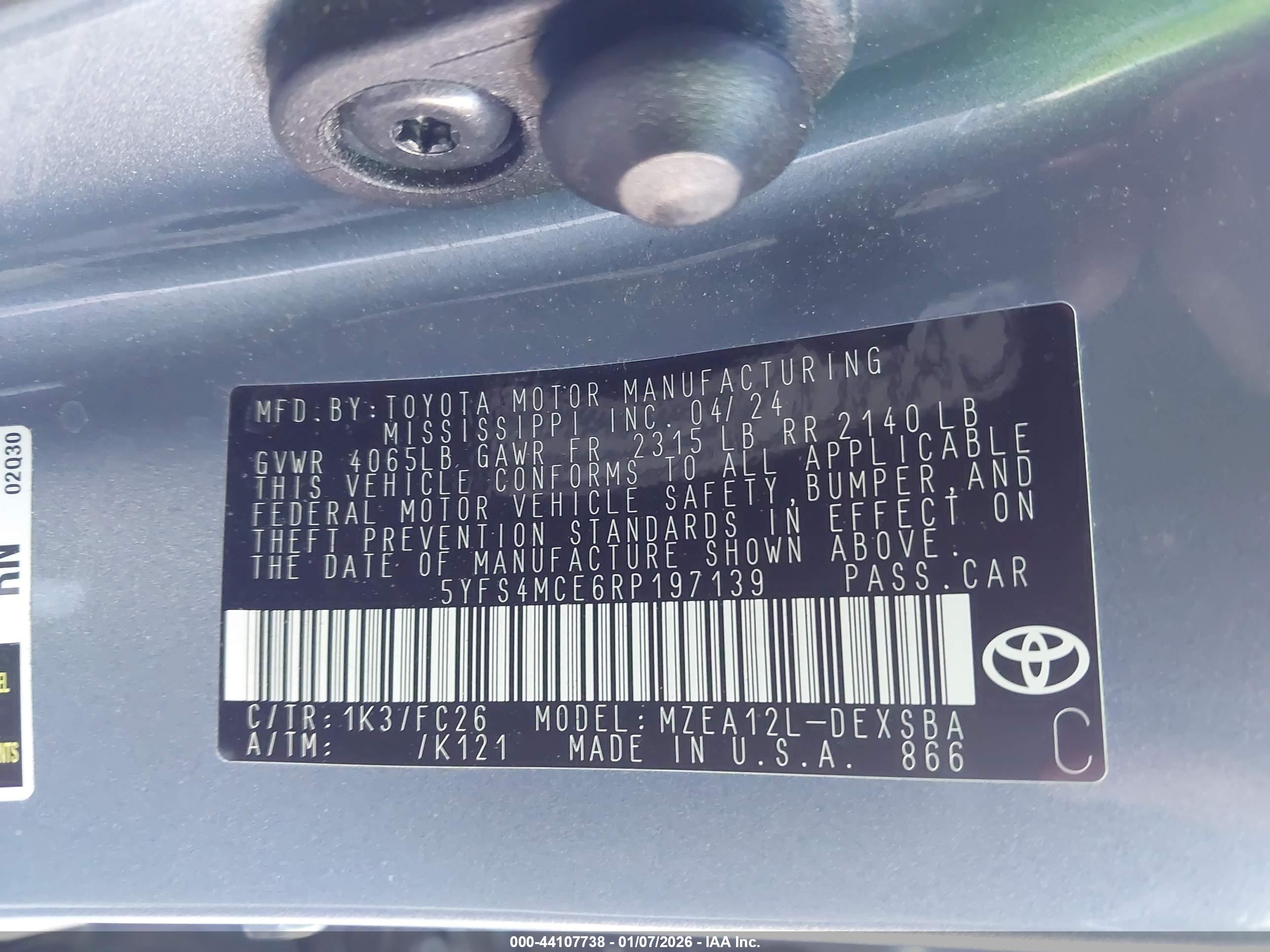 TOYOTA COROLLA image 9