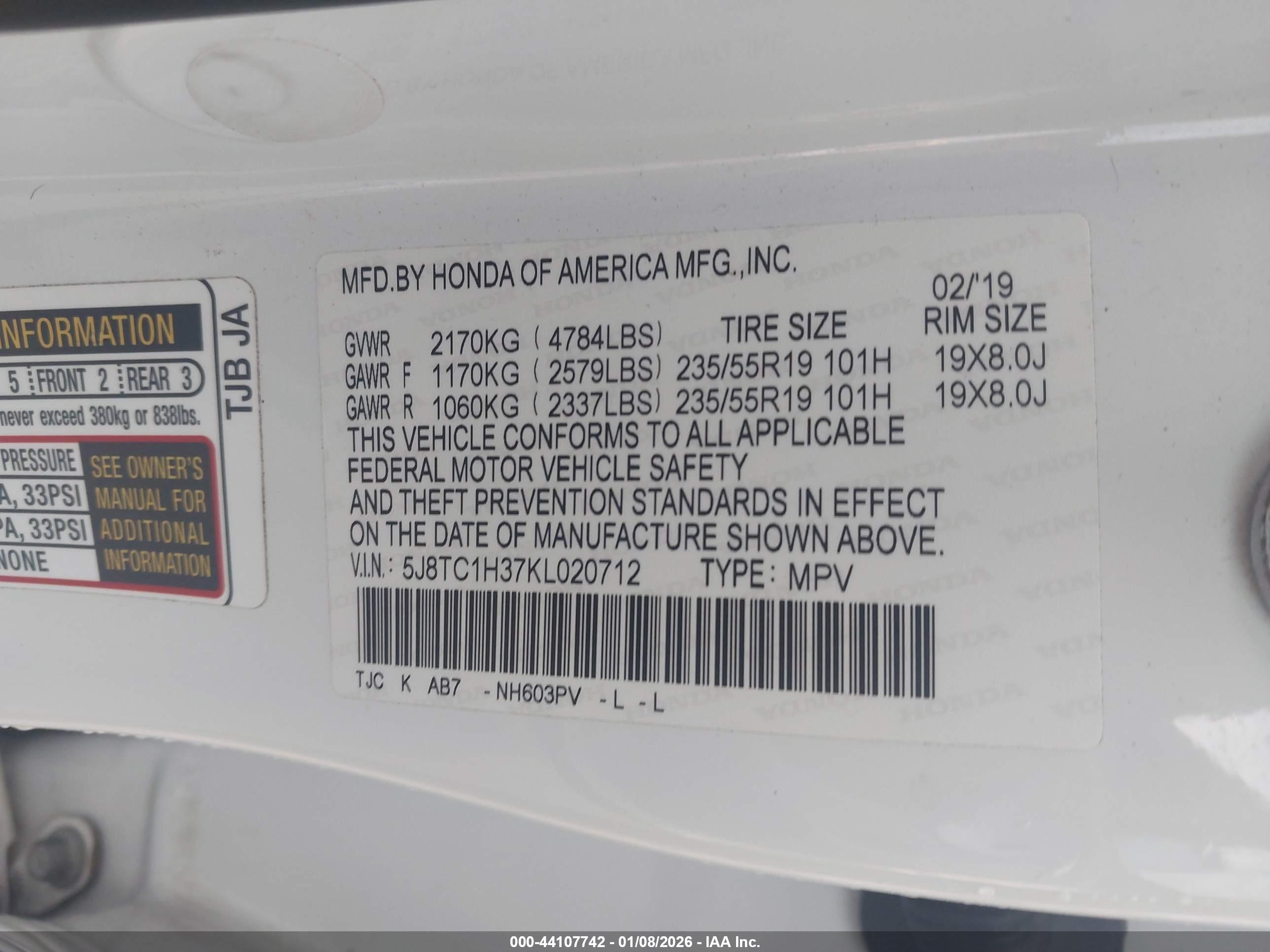 ACURA RDX image 9