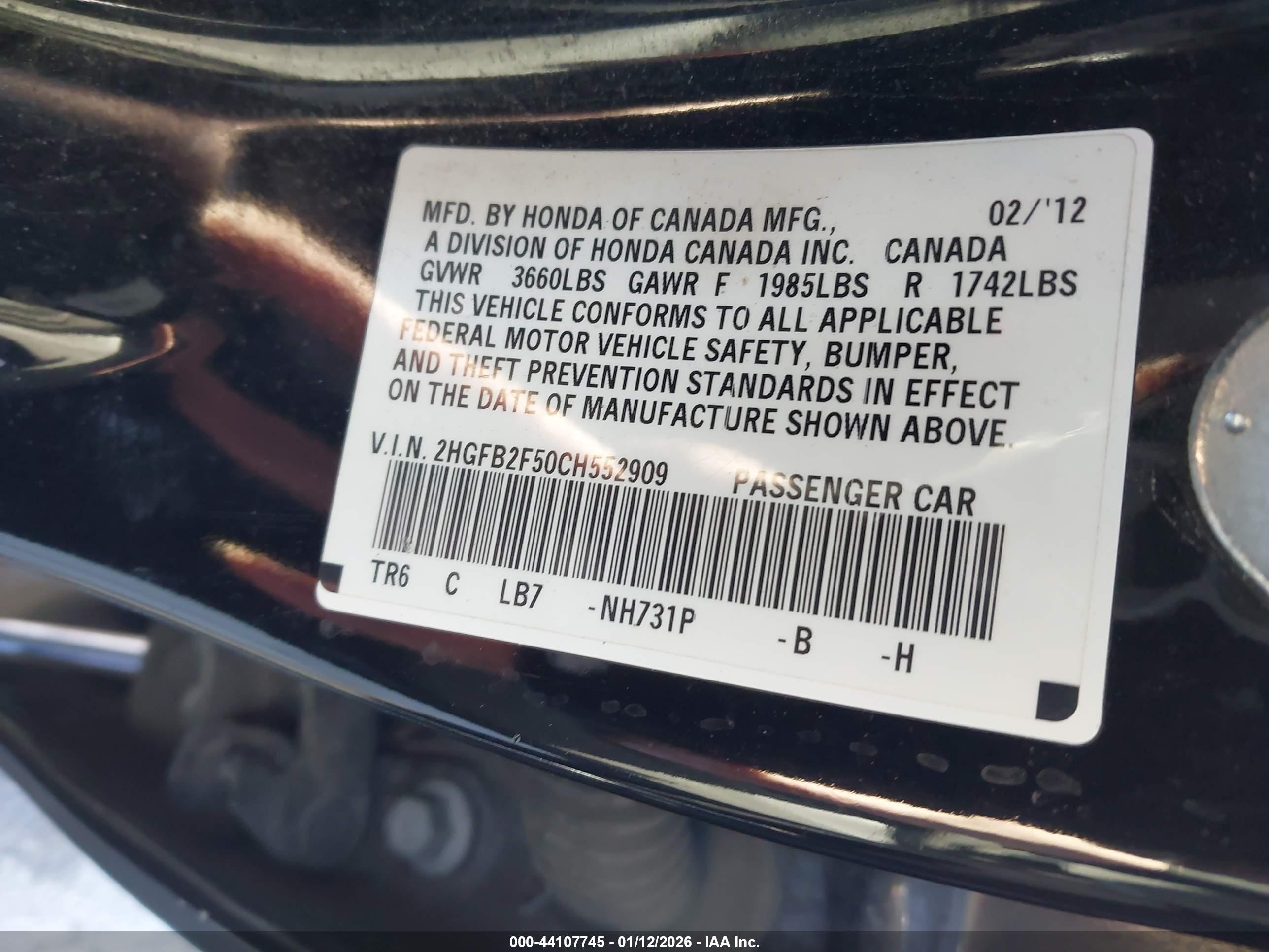 HONDA CIVIC image 9