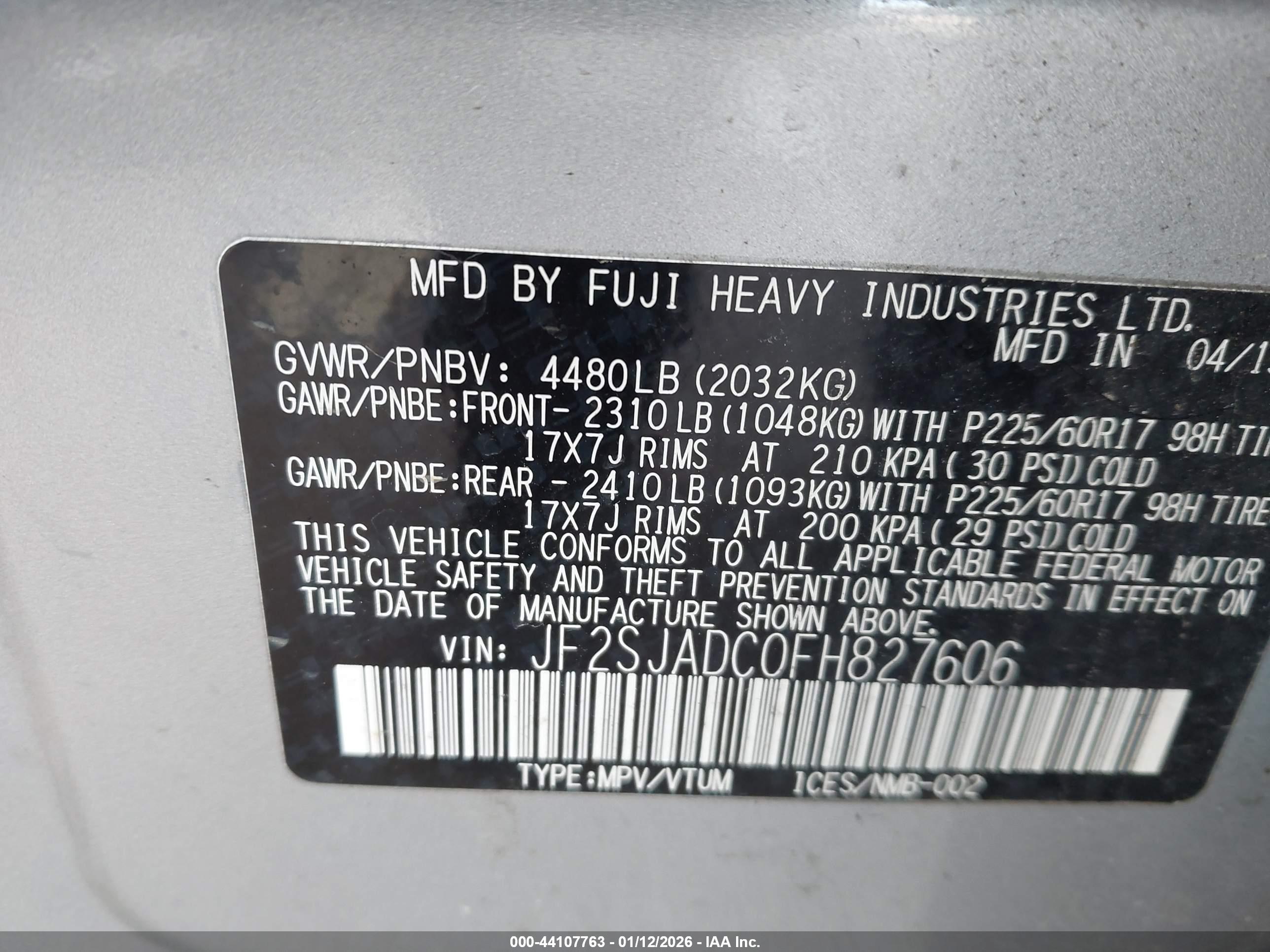 SUBARU FORESTER image 9