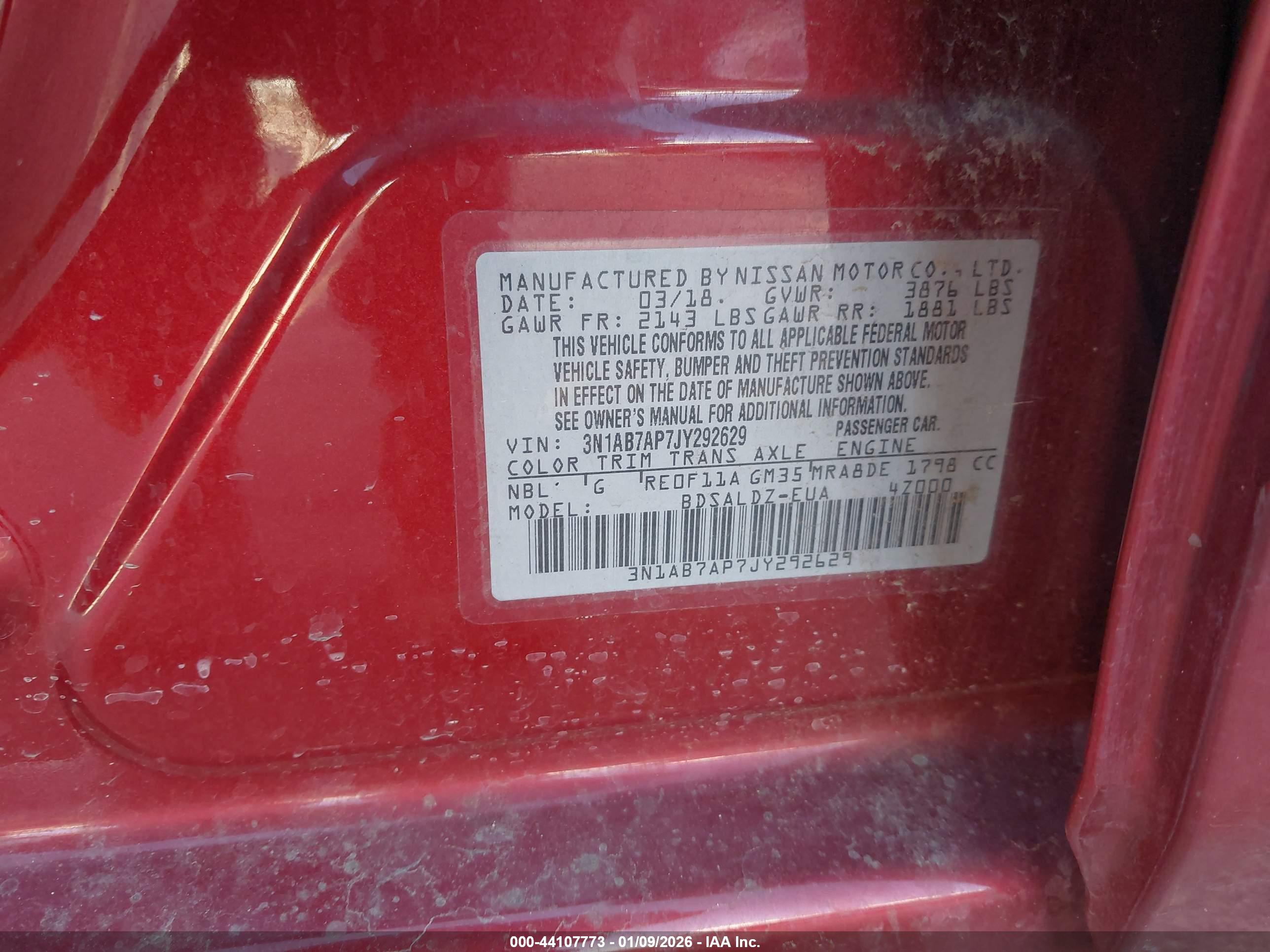 NISSAN SENTRA image 9