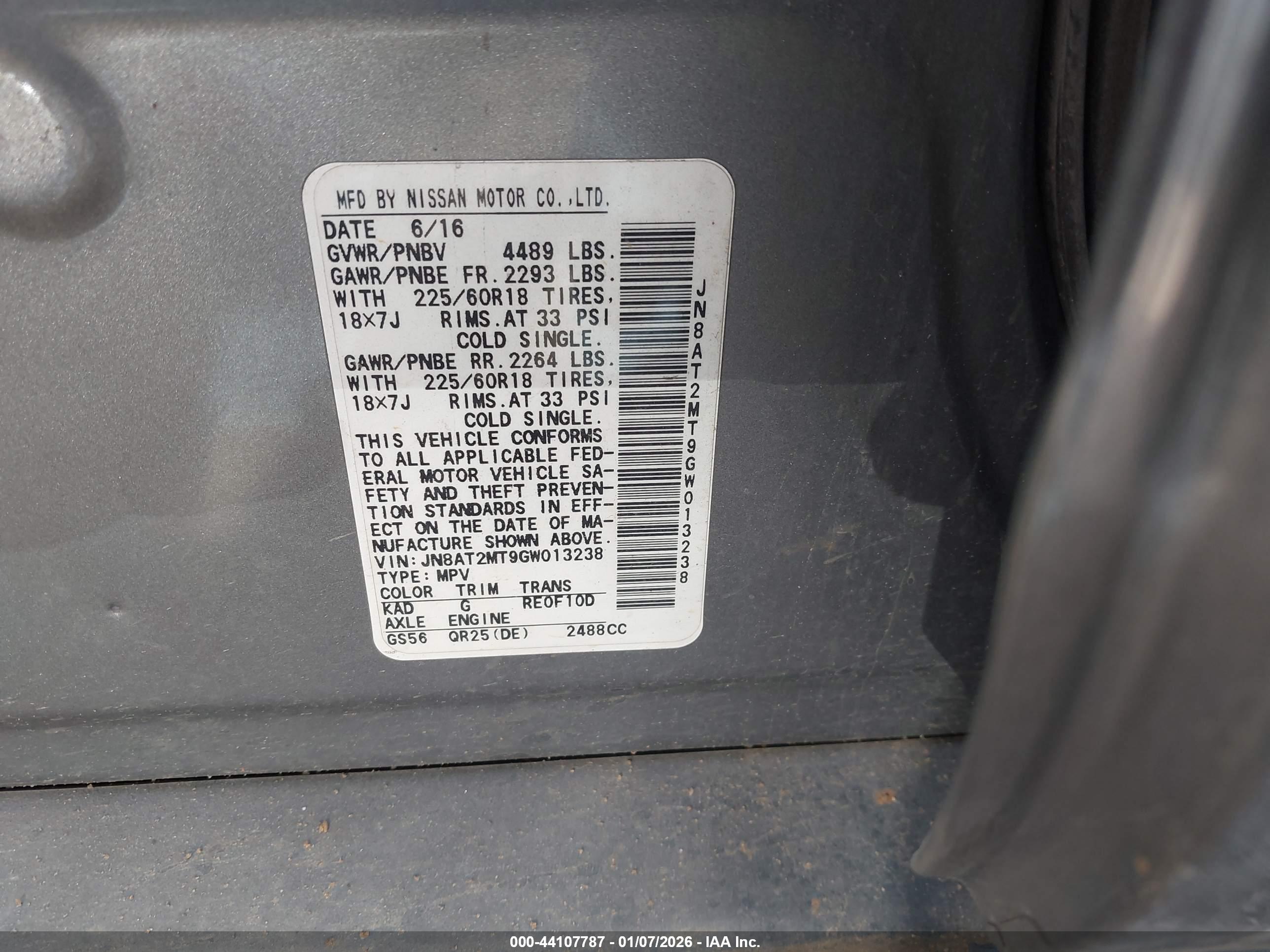 NISSAN ROGUE image 9