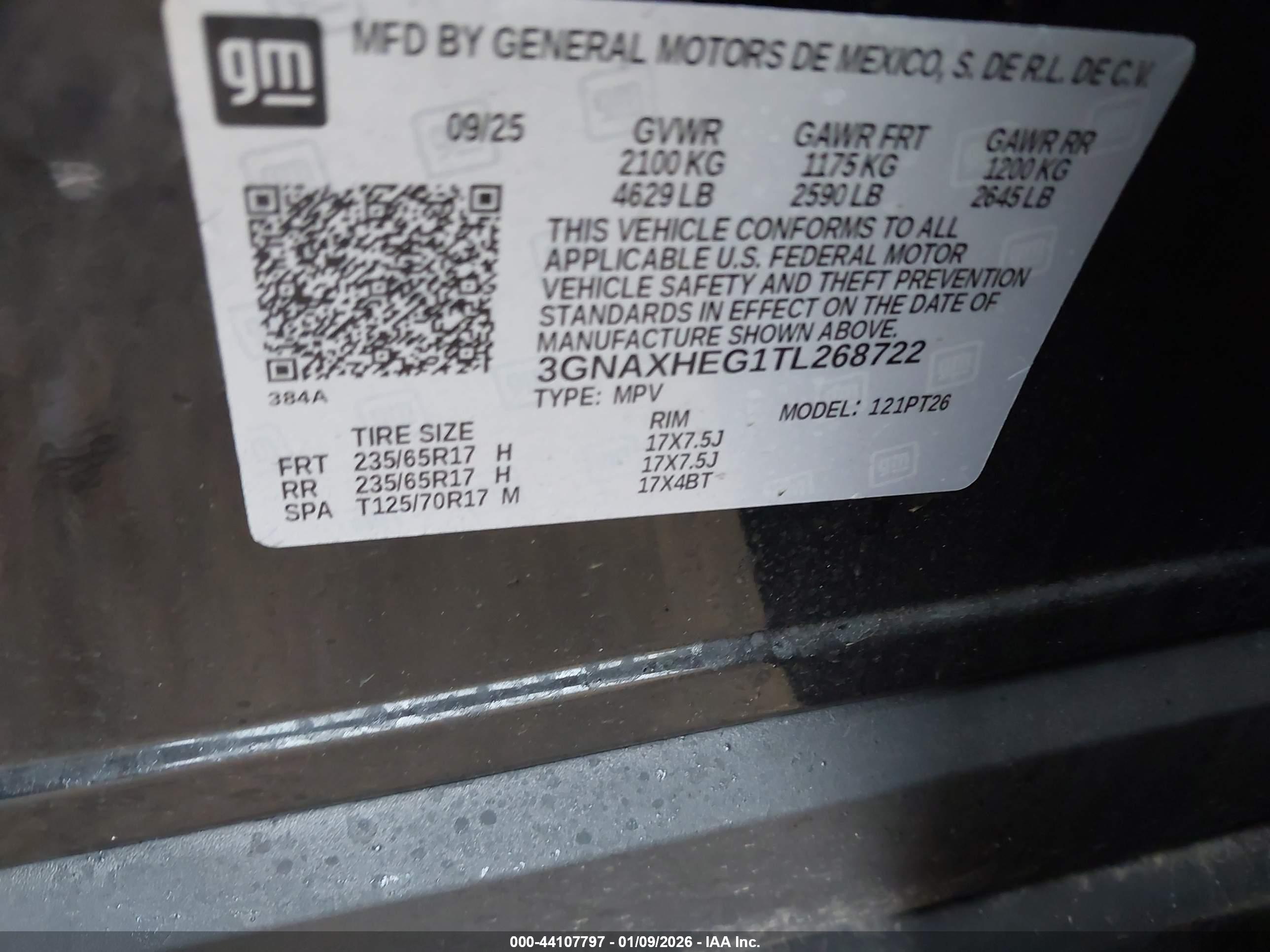 CHEVROLET EQUINOX image 9