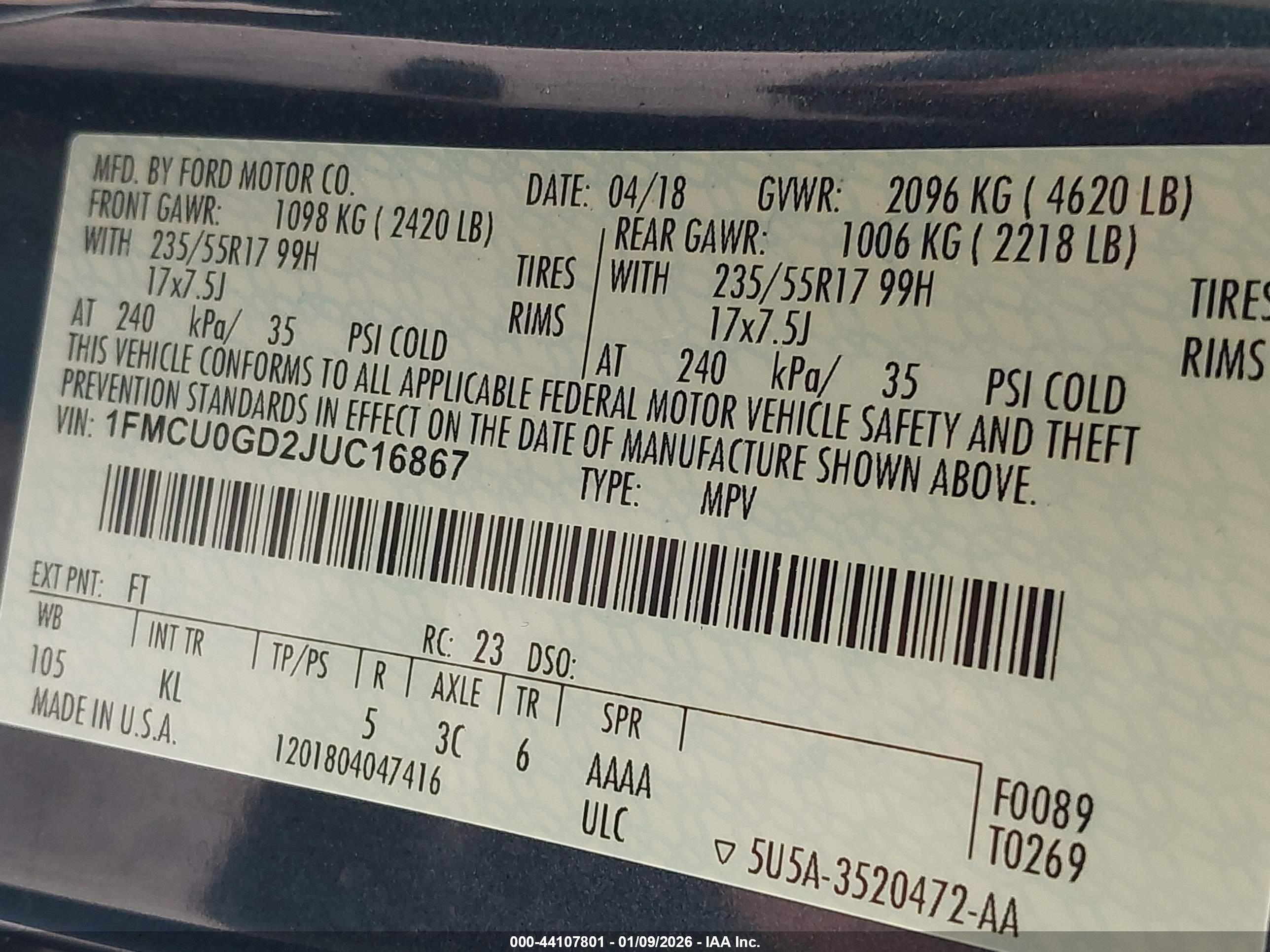 FORD ESCAPE image 9