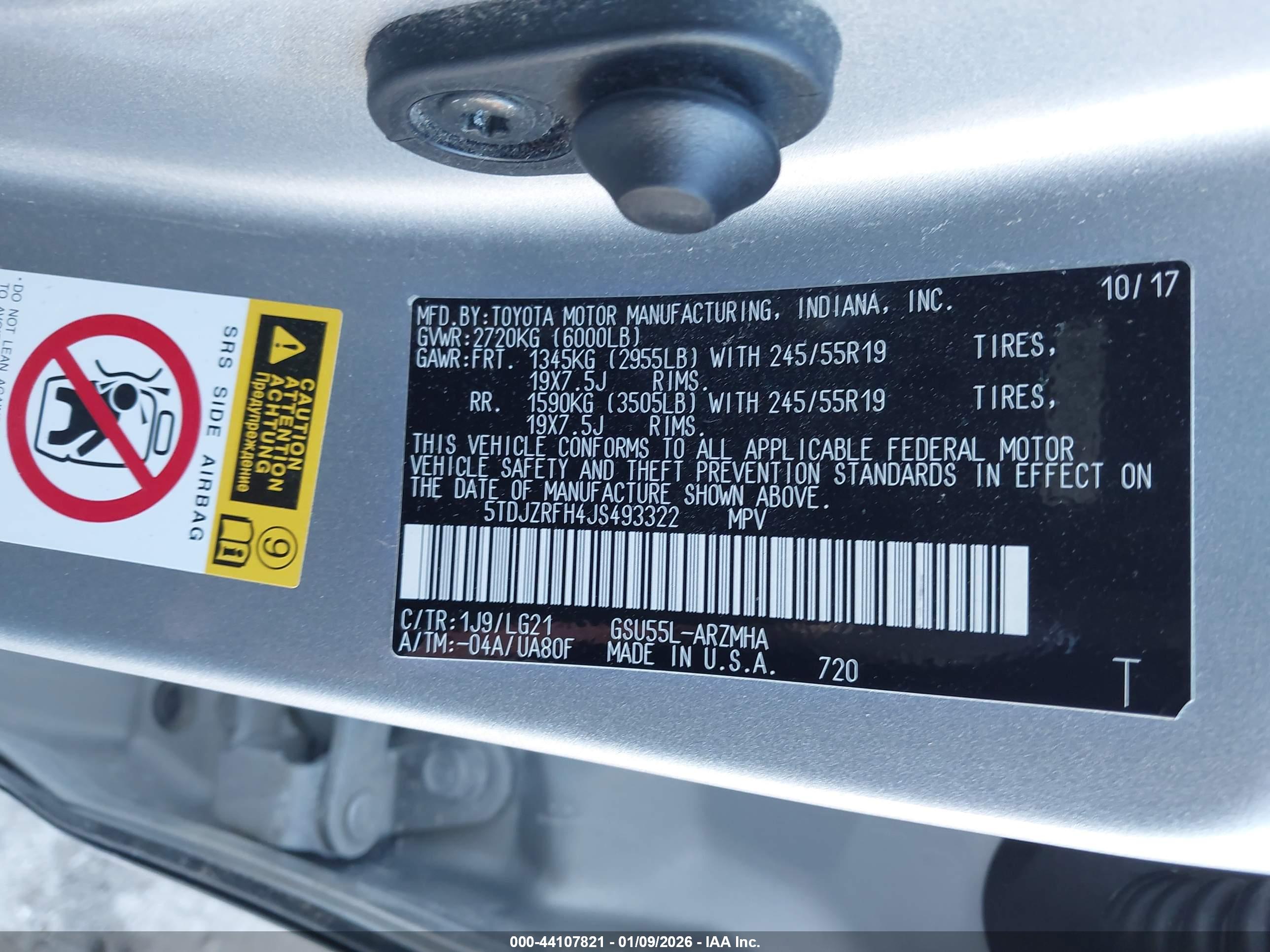 TOYOTA HIGHLANDER image 9