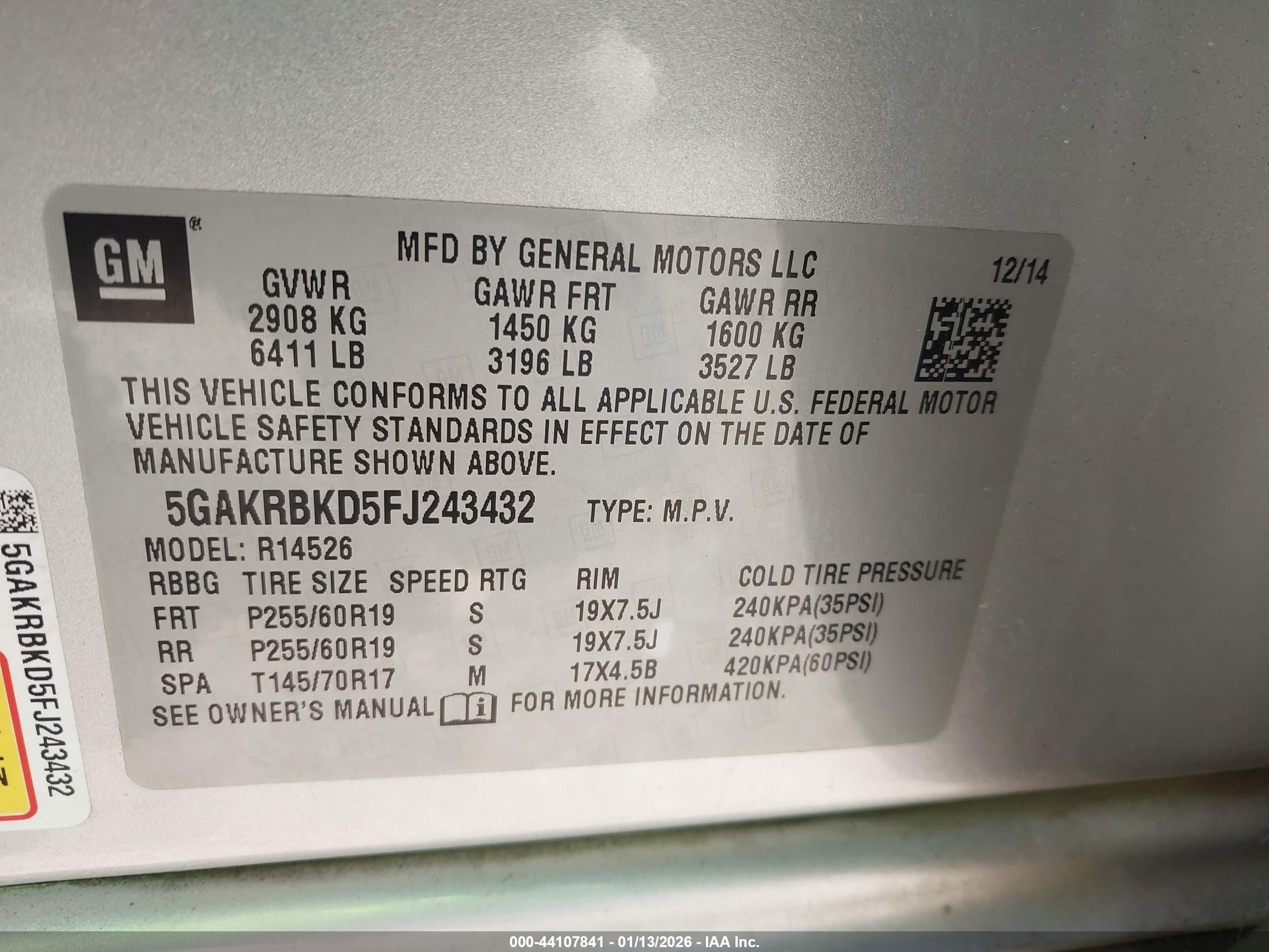 BUICK ENCLAVE image 9