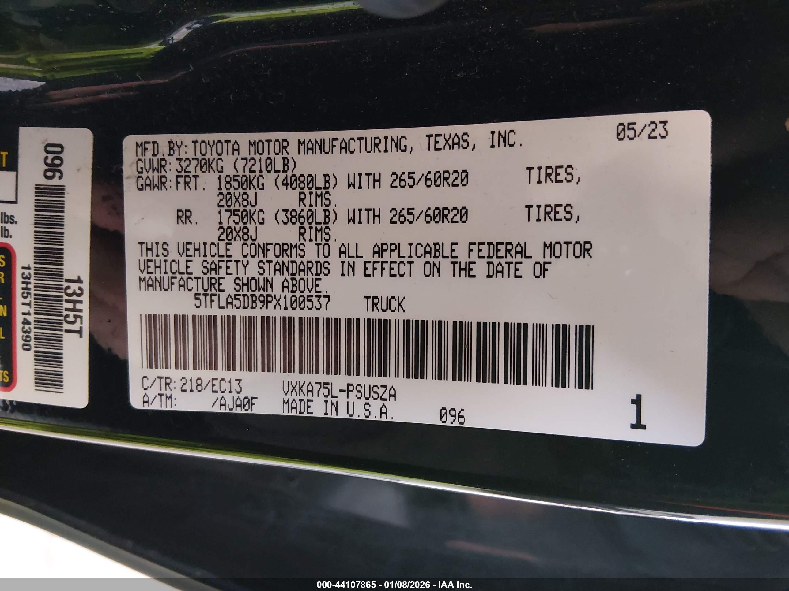 TOYOTA TUNDRA image 9
