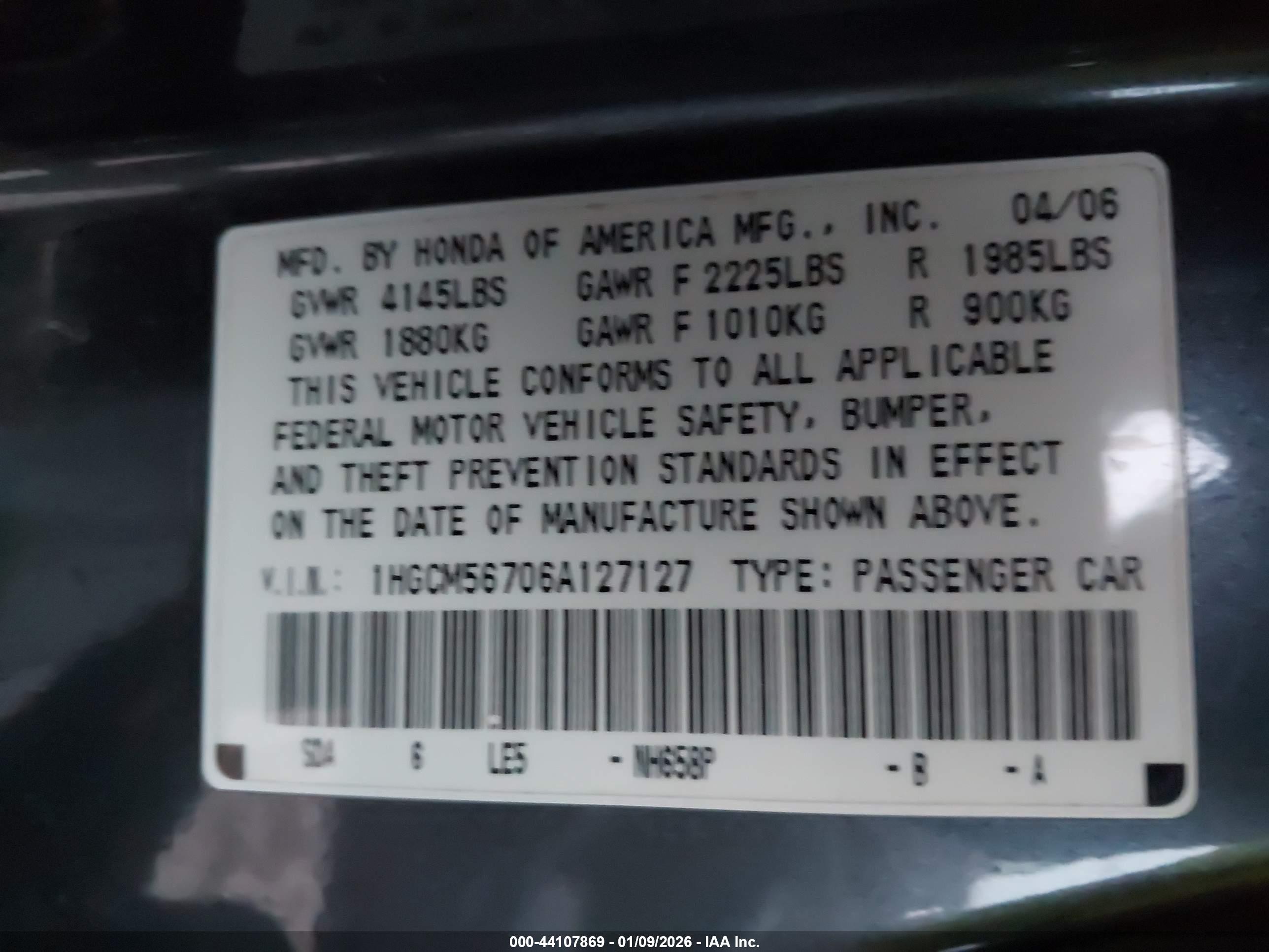 HONDA ACCORD image 9