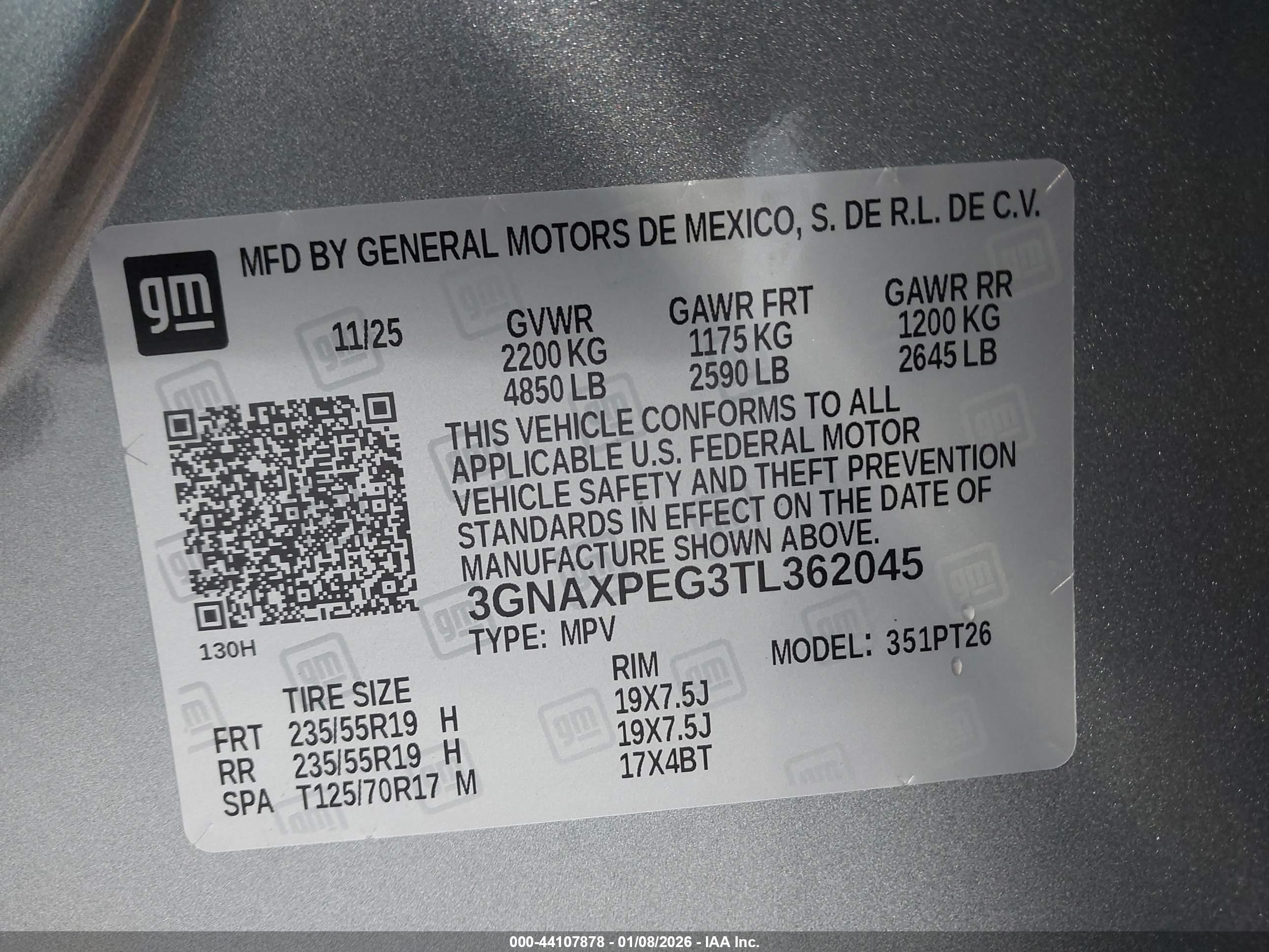 CHEVROLET EQUINOX image 9