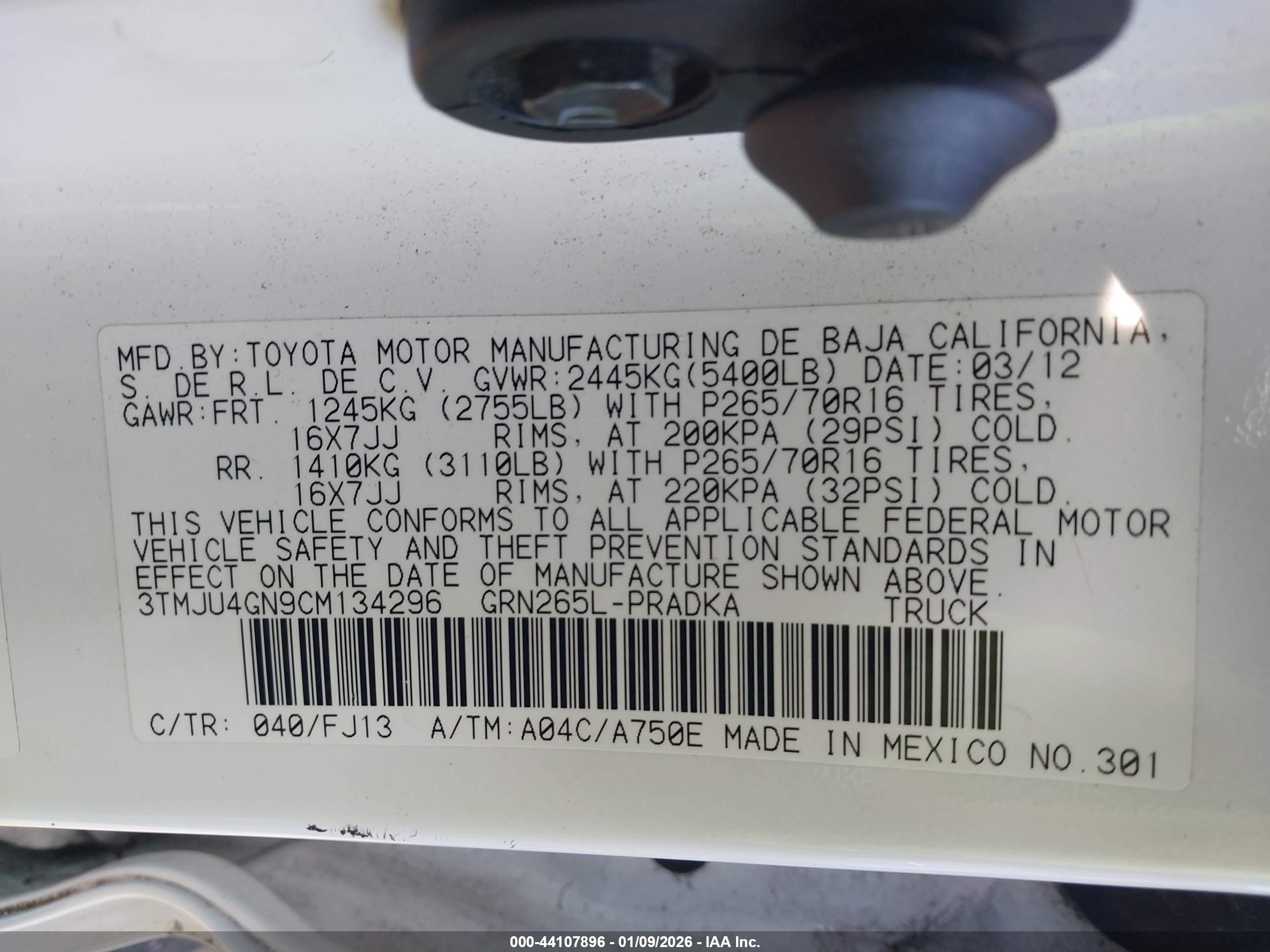TOYOTA TACOMA image 9