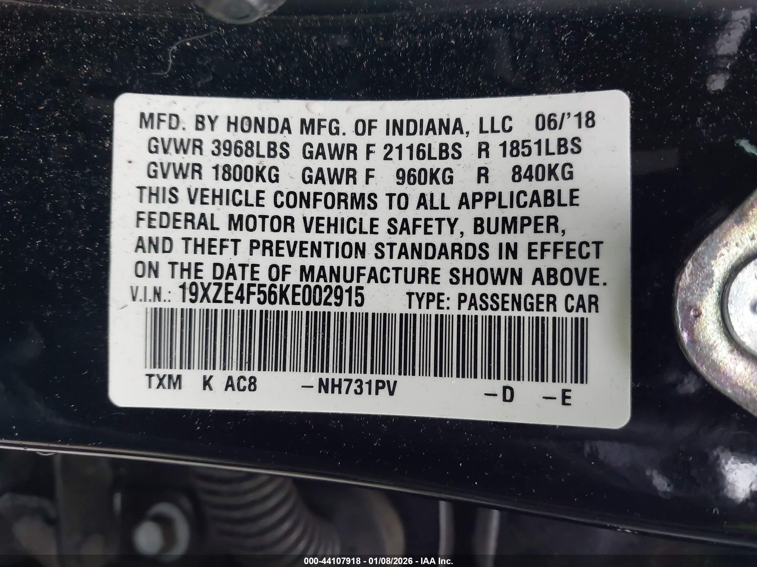 HONDA INSIGHT image 9