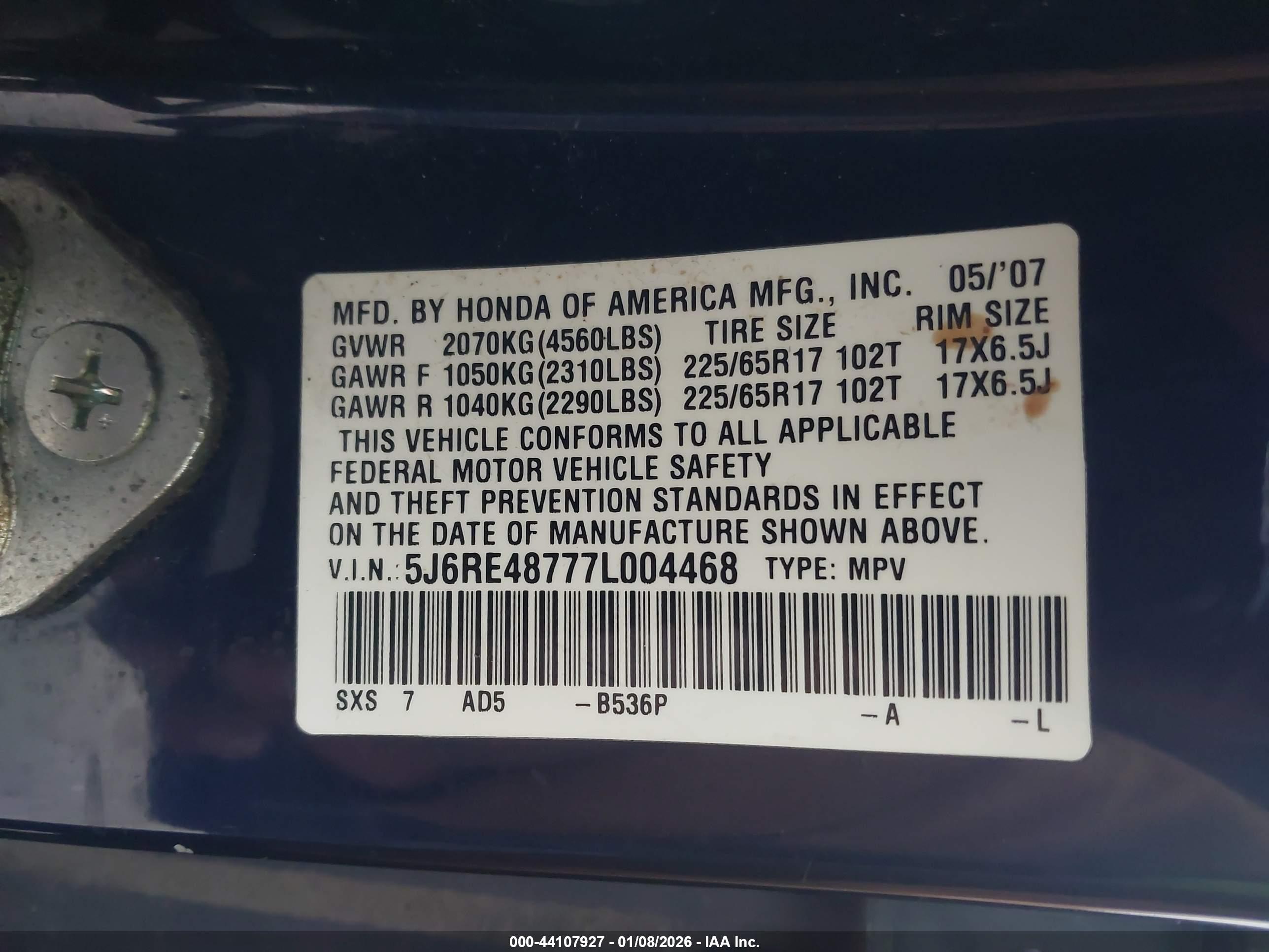 HONDA CR-V image 9