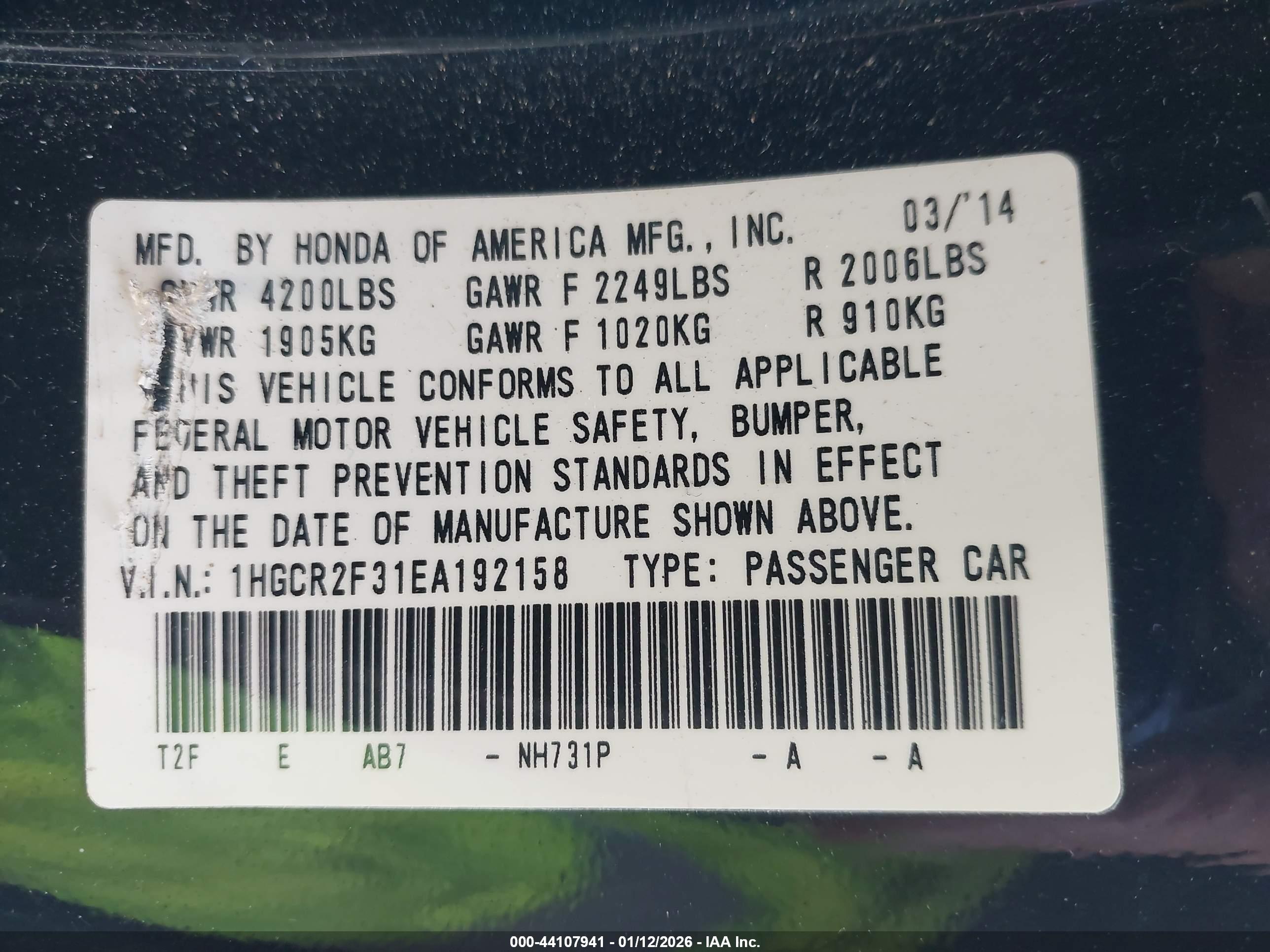 HONDA ACCORD image 9