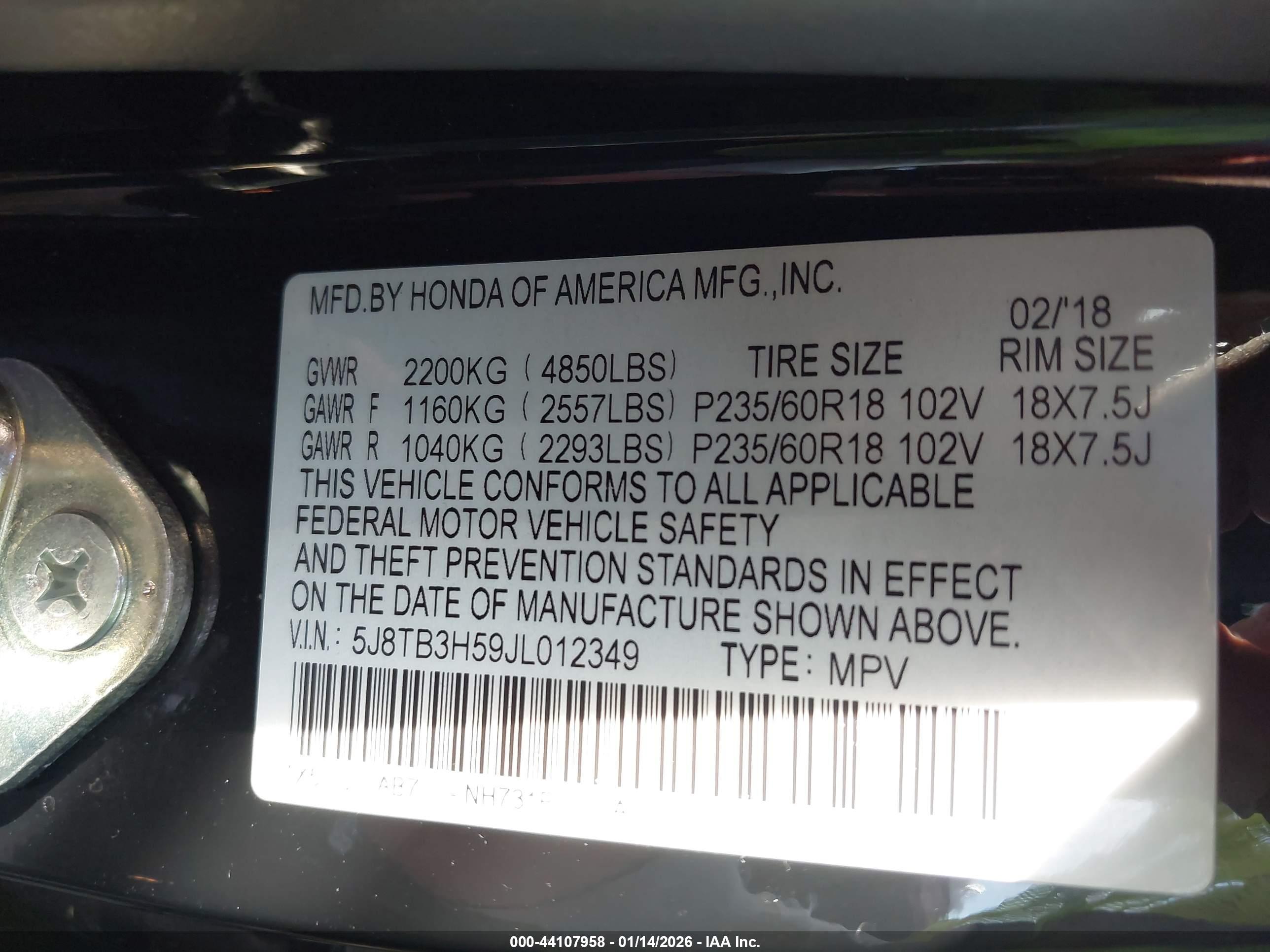 ACURA RDX image 9