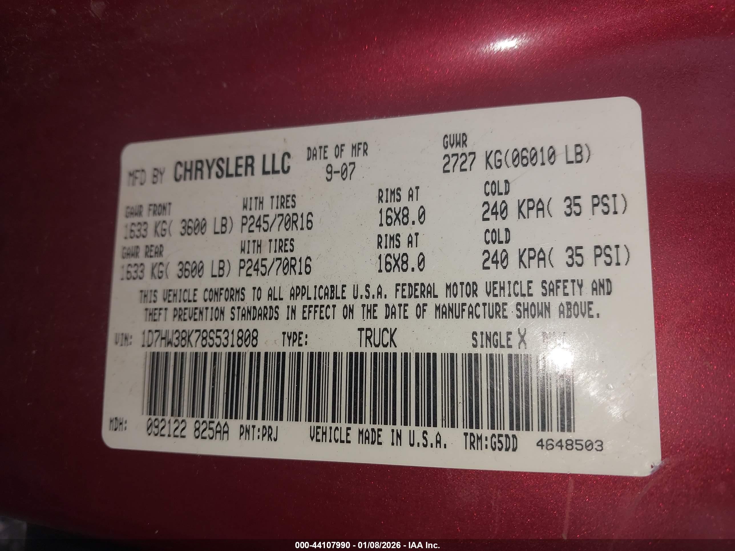 DODGE DAKOTA image 9