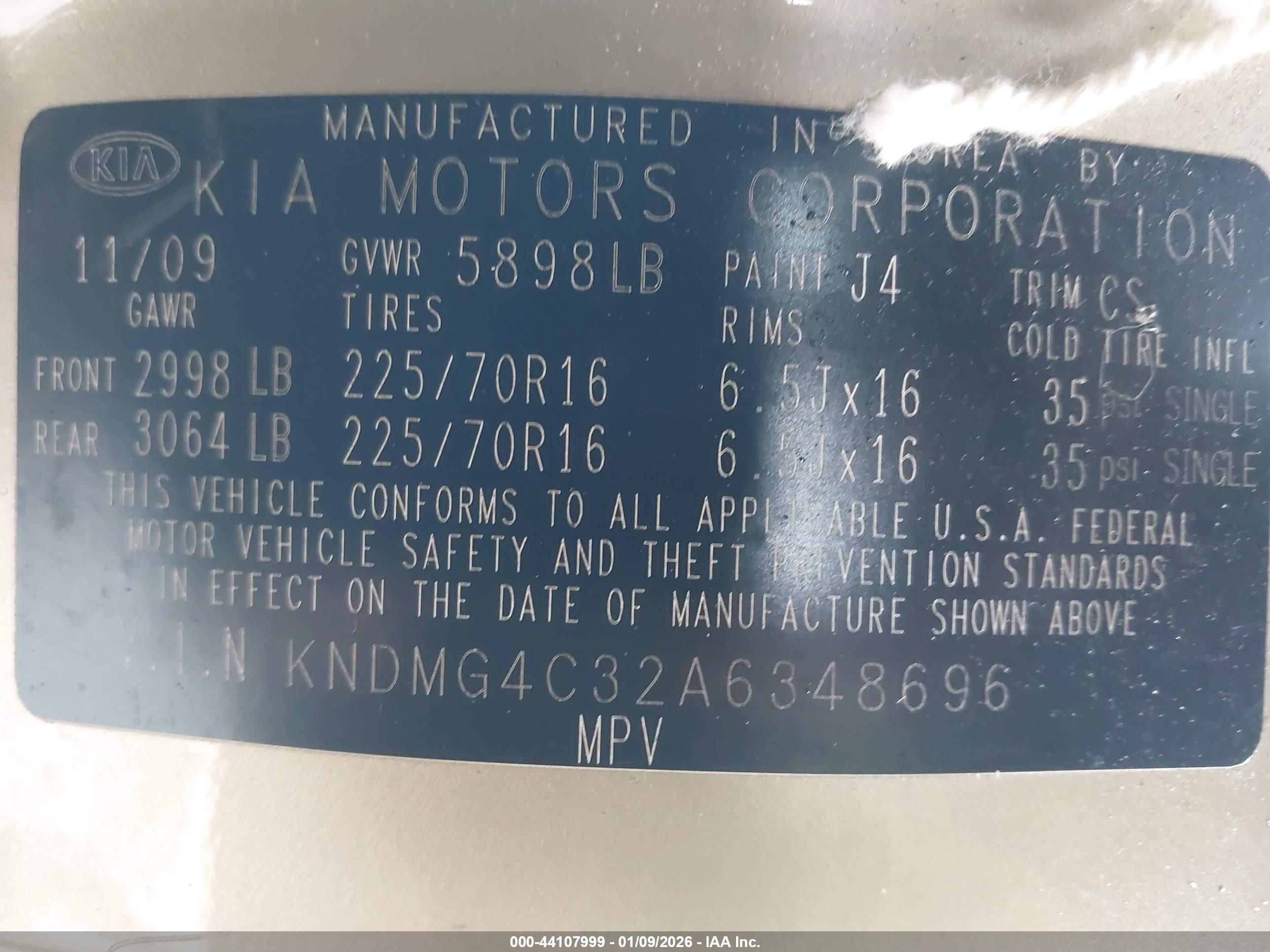 KIA SEDONA image 9