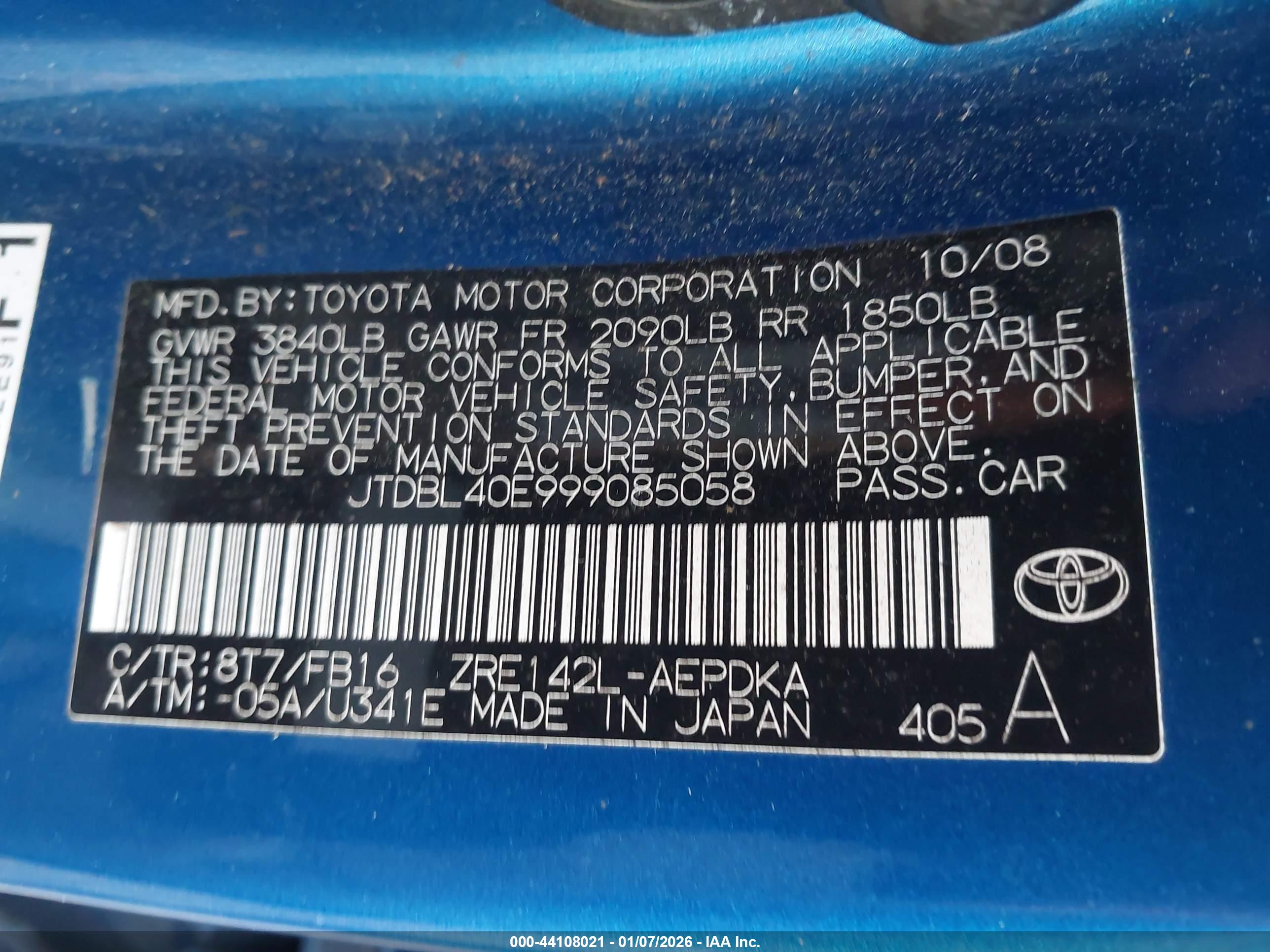 TOYOTA COROLLA image 9
