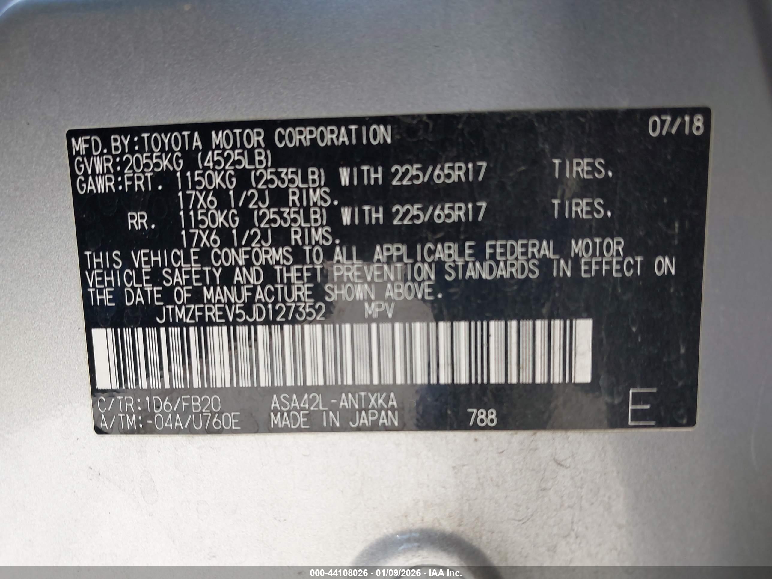 TOYOTA RAV4 image 9