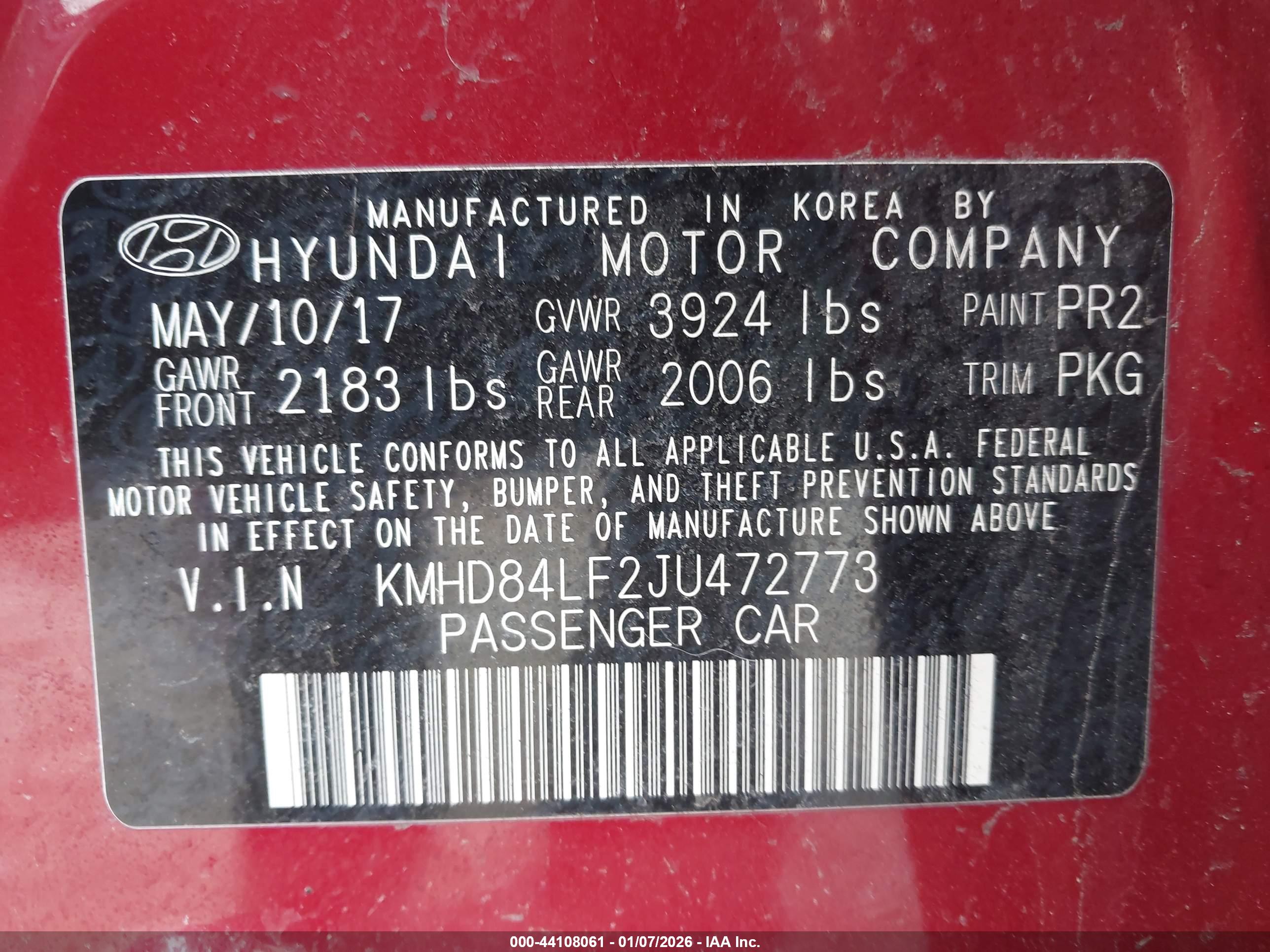 HYUNDAI ELANTRA image 9